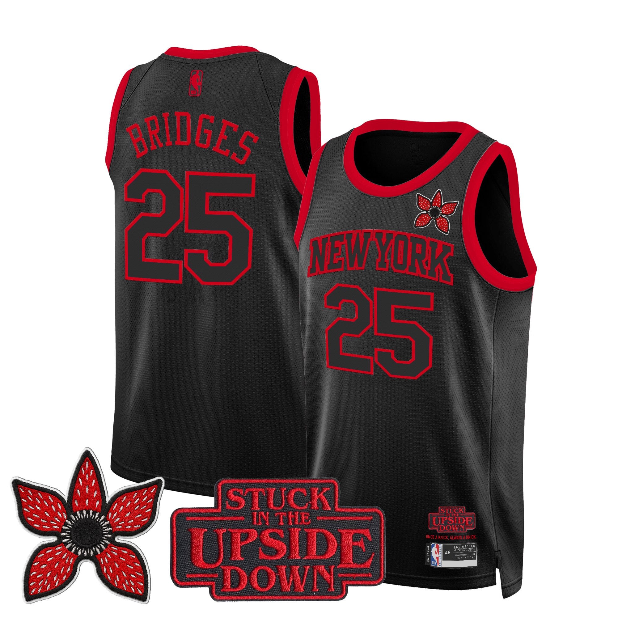 Men's New York Knicks 'Stranger Things Edition' Swingman Jersey - All Stitched