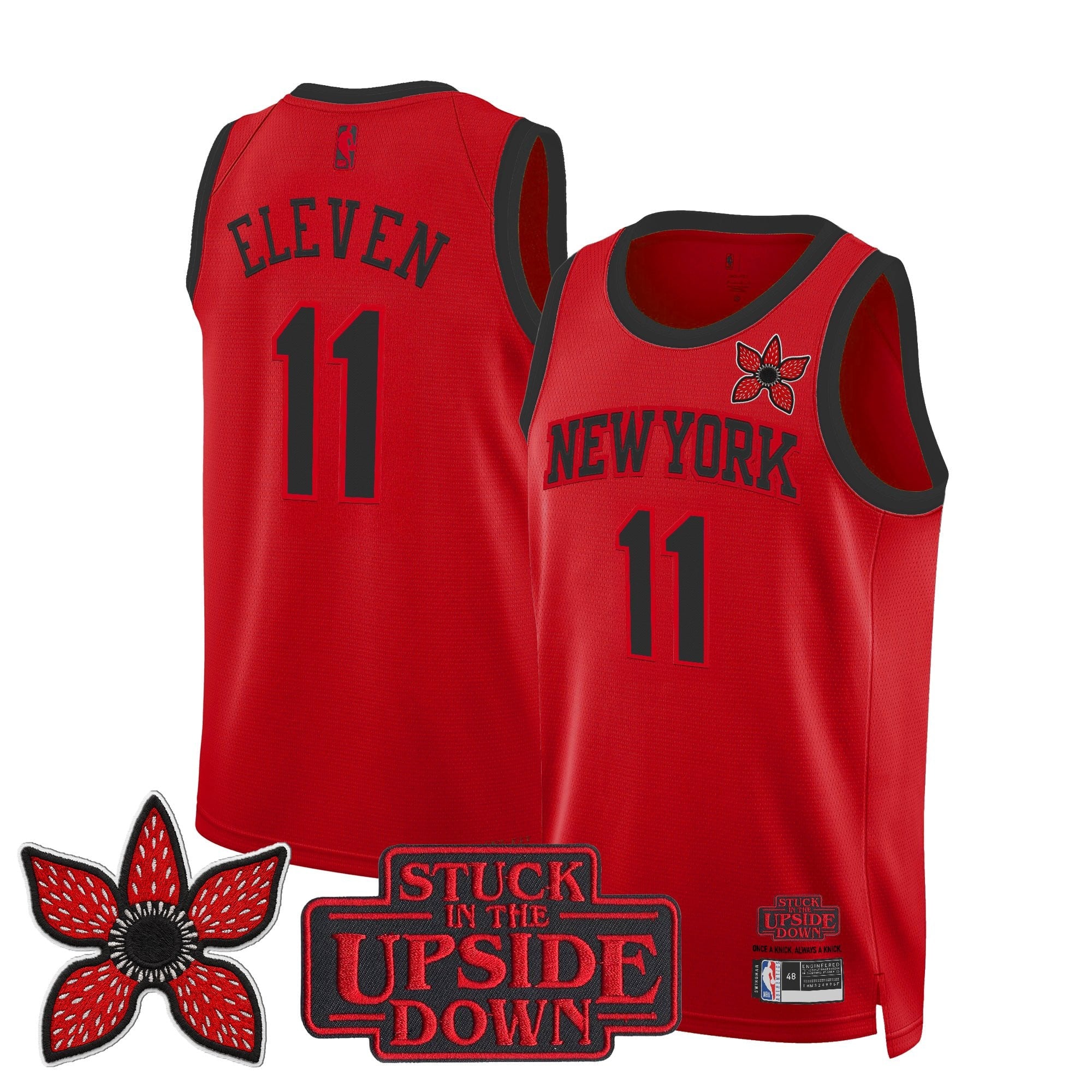 Men's New York Knicks 'Stranger Things Edition' Swingman Jersey - All Stitched