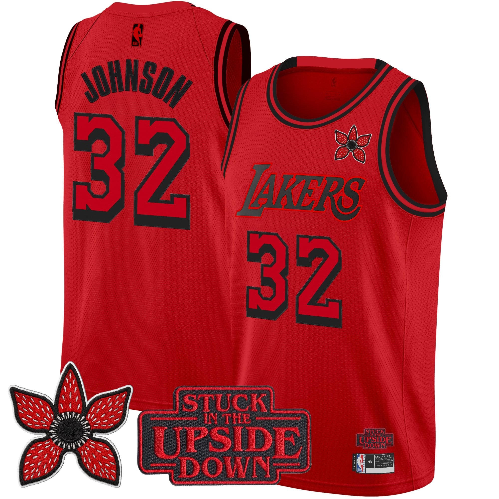 Men's Los Angeles Lakers 'Stranger Things Edition' Swingman Jersey - All Stitched