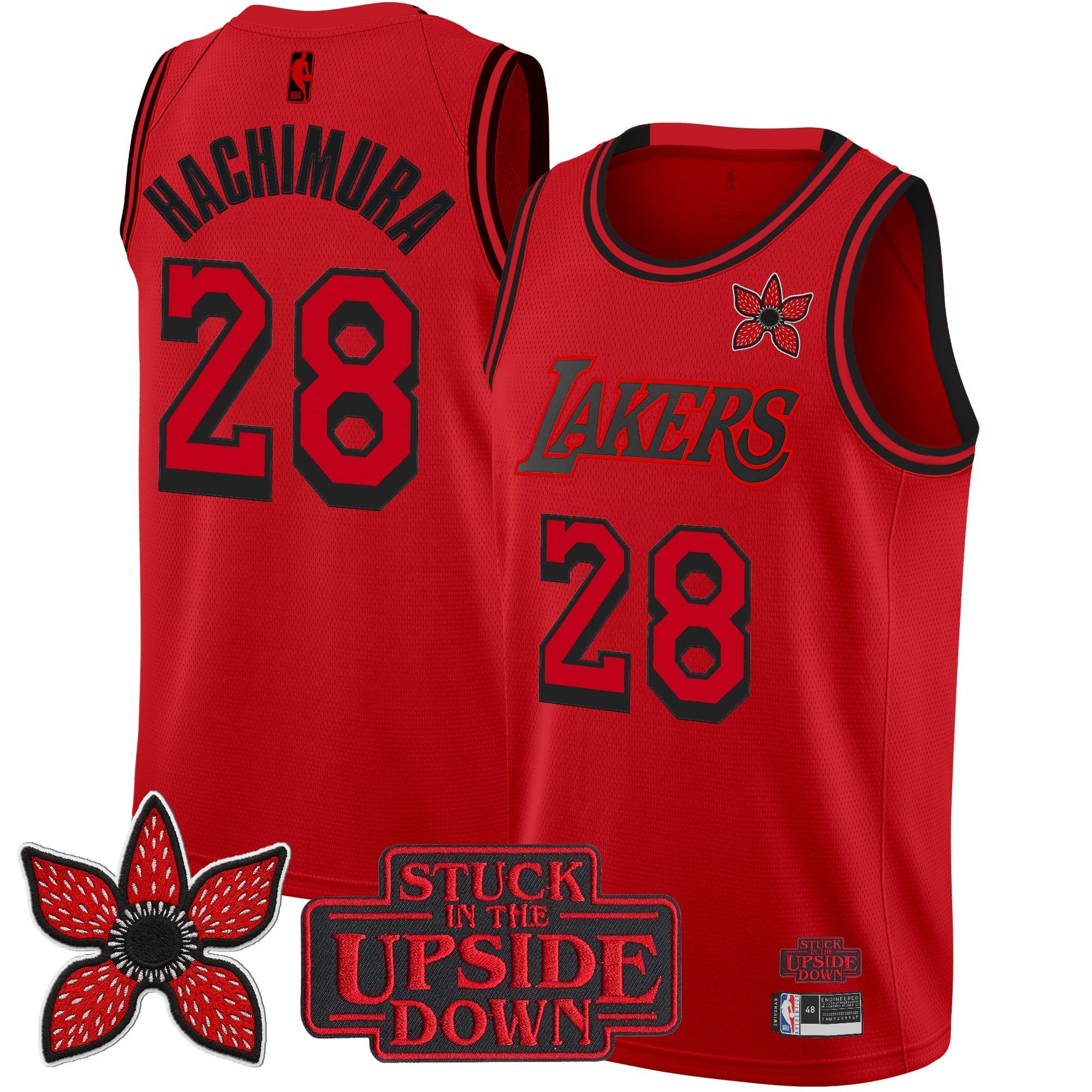 Men's Los Angeles Lakers 'Stranger Things Edition' Swingman Jersey - All Stitched