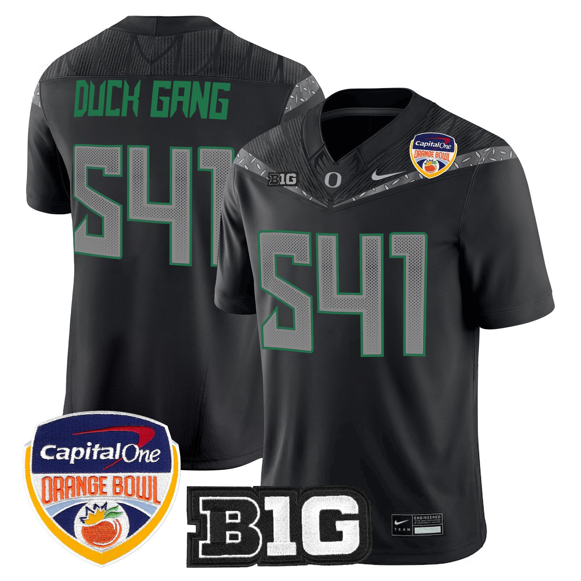 Men's Oregon Ducks 2026 Orange Bowl Vapor Limited Jersey - All Stitched