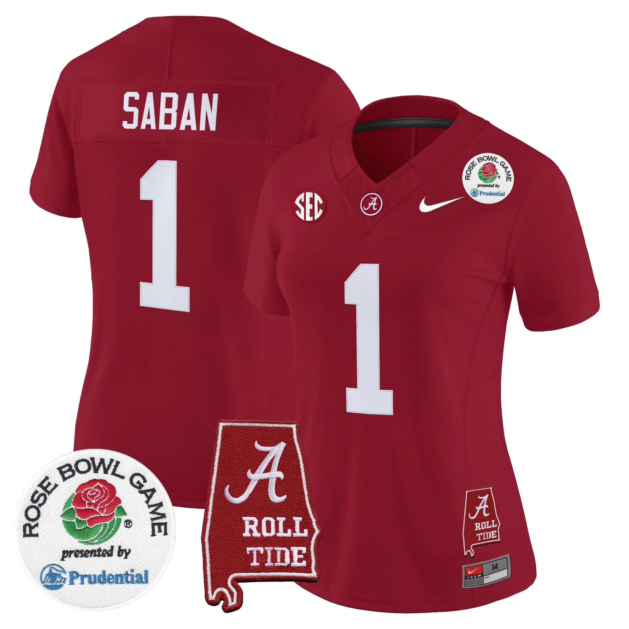 Women's Alabama Crimson Tide 2026 Rose Bowl Vapor Limited Jersey - All Stitched