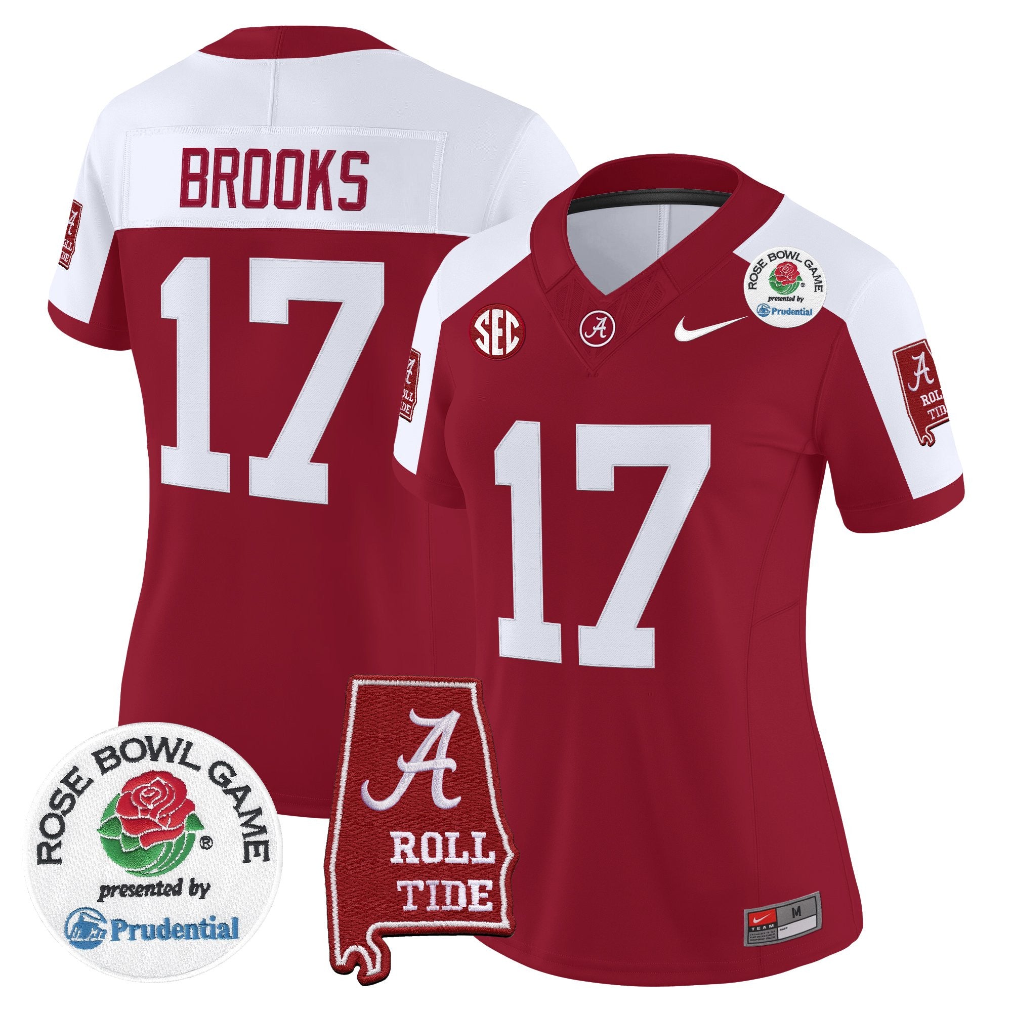 Women's Alabama Crimson Tide 2026 Rose Bowl Vapor Limited Jersey - All Stitched