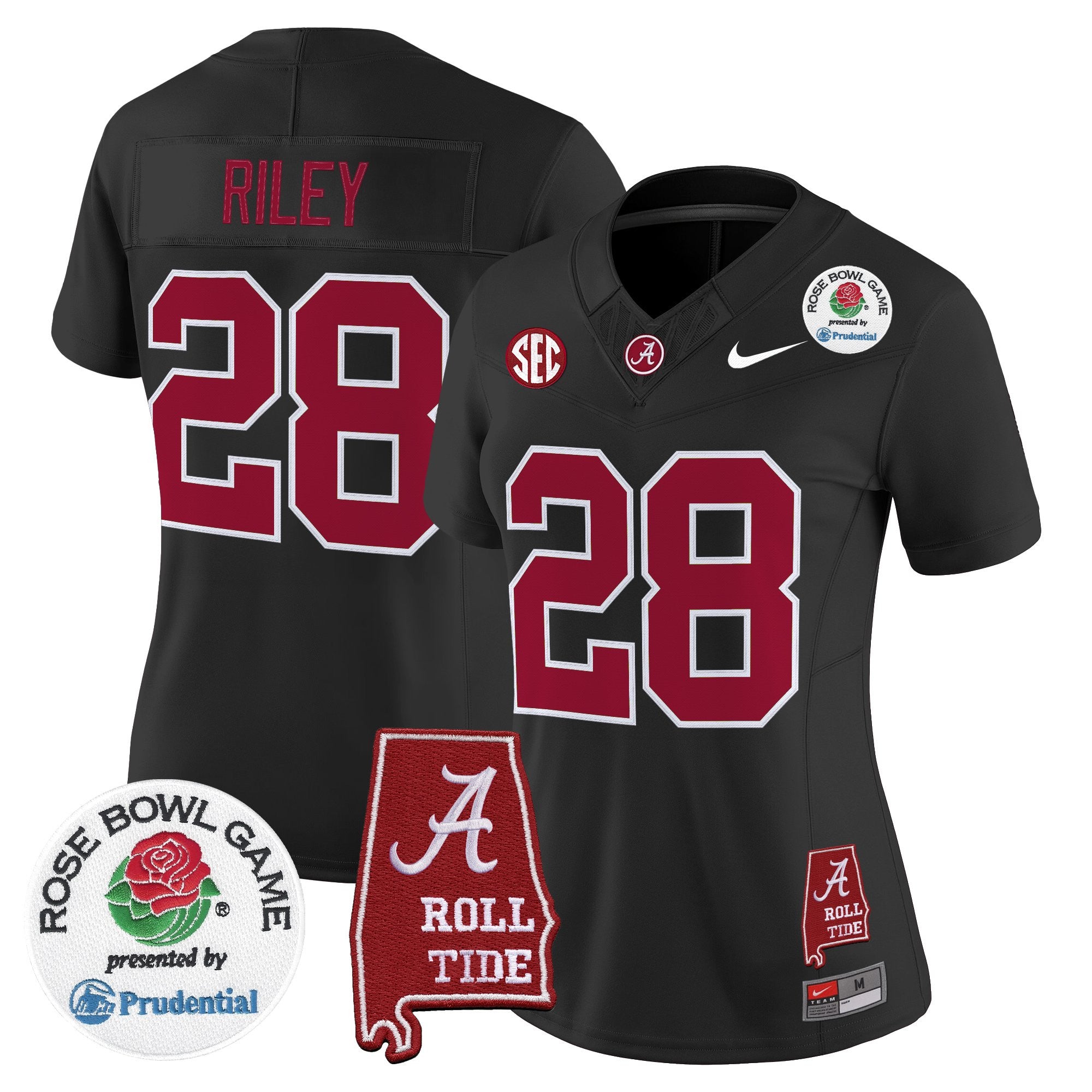 Women's Alabama Crimson Tide 2026 Rose Bowl Vapor Limited Jersey - All Stitched