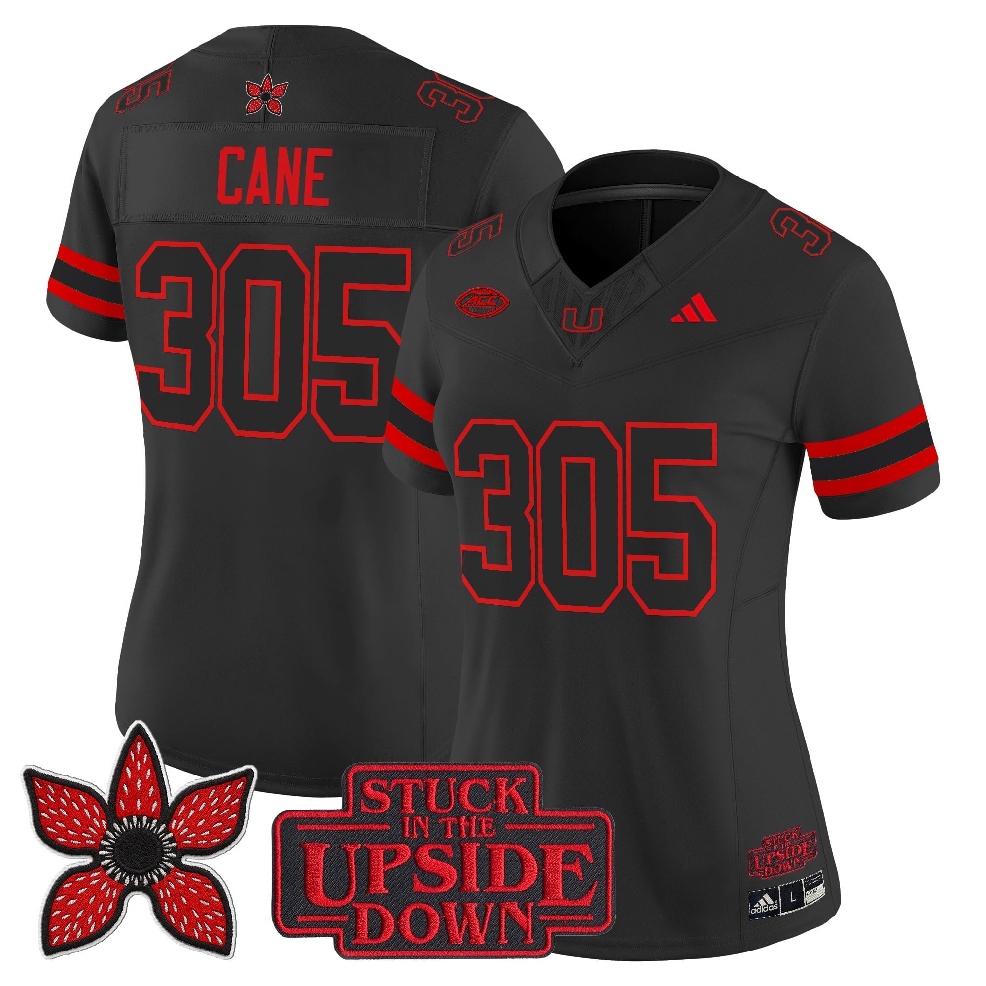 Miami Hurricanes 'Stranger Things Edition' Vapor Limited Jersey - All Stitched