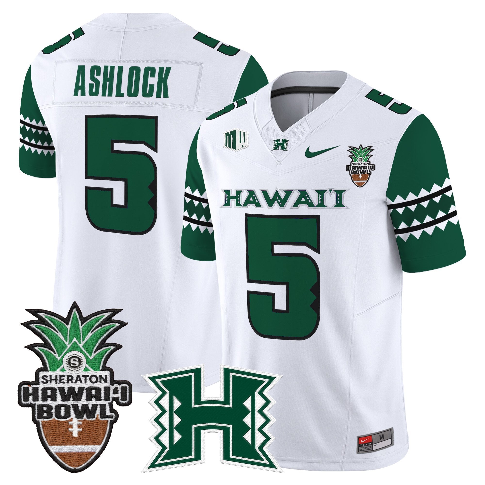 Men's Hawai'i Rainbow Warriors 2025 Hawai'i Bowl Vapor Limited Jersey - All Stitched