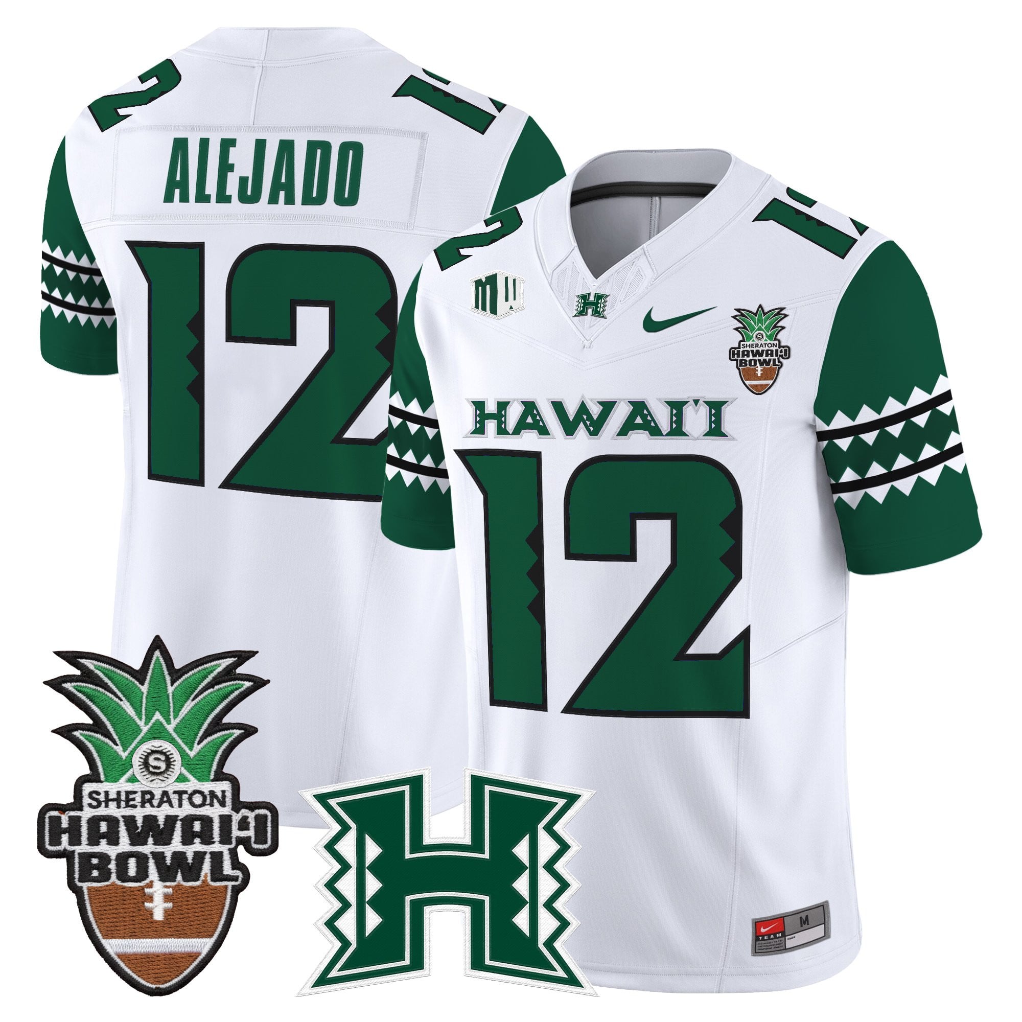 Men's Hawai'i Rainbow Warriors 2025 Hawai'i Bowl Vapor Limited Jersey - All Stitched
