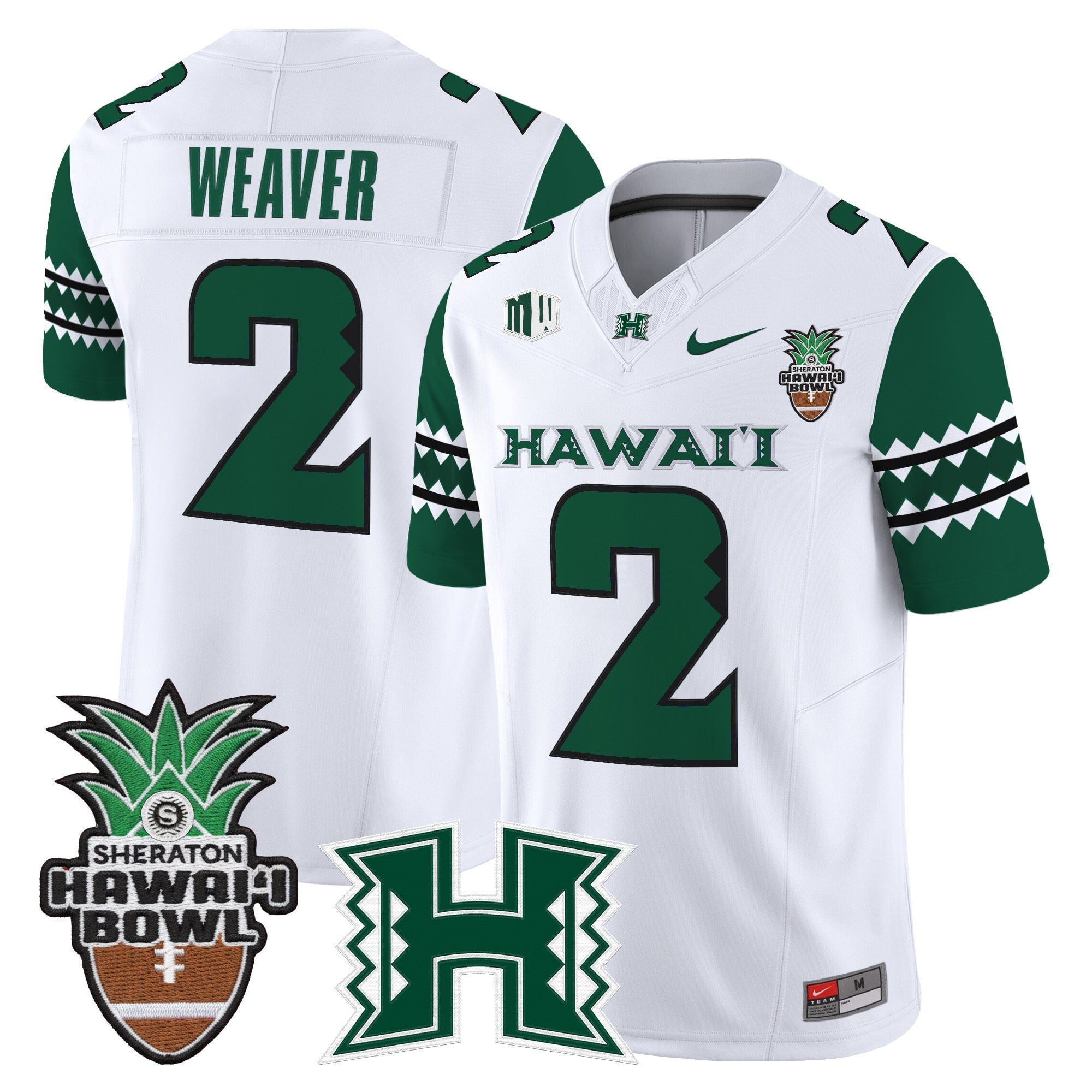 Men's Hawai'i Rainbow Warriors 2025 Hawai'i Bowl Vapor Limited Jersey - All Stitched