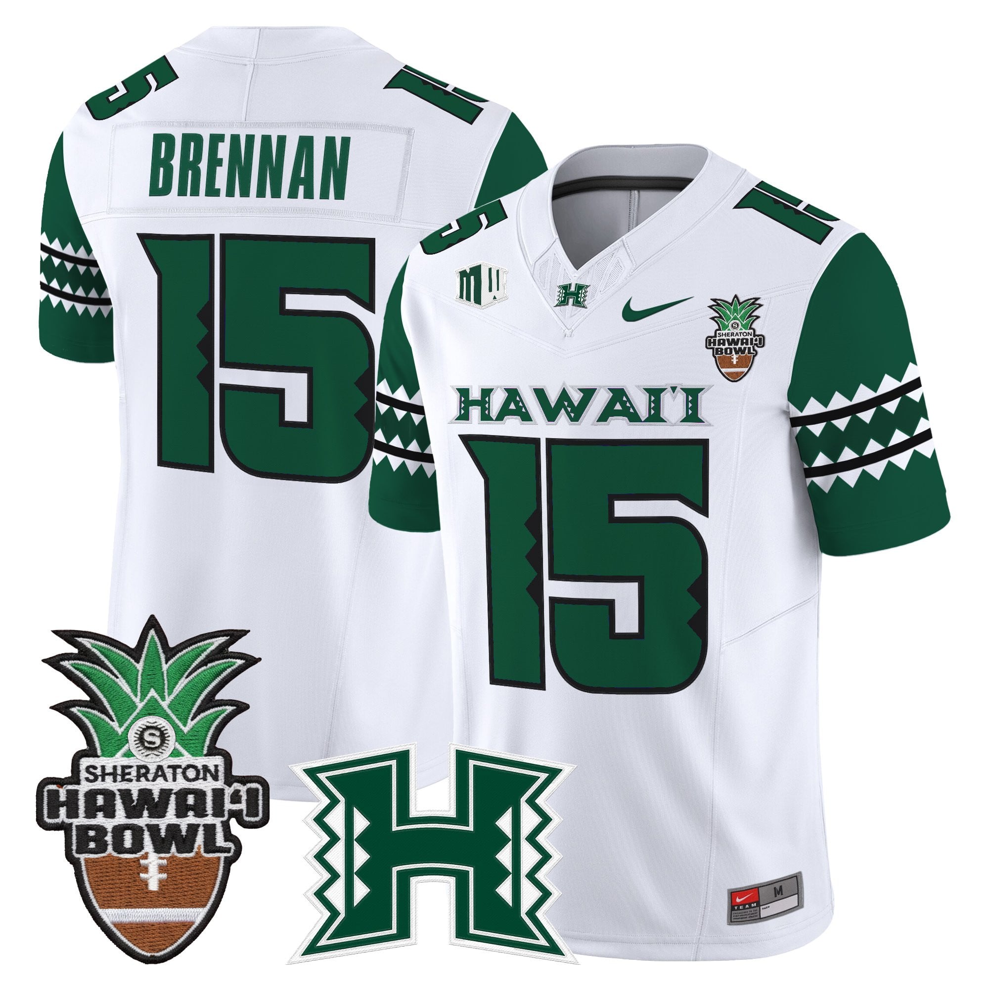 Men's Hawai'i Rainbow Warriors 2025 Hawai'i Bowl Vapor Limited Jersey - All Stitched
