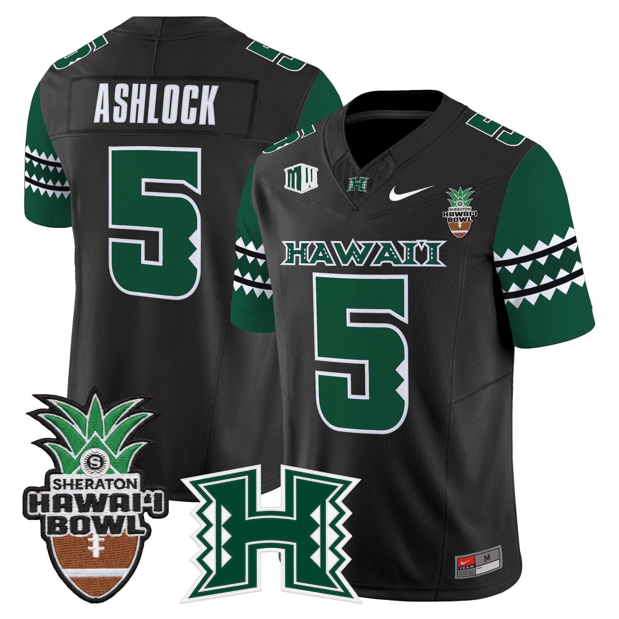 Men's Hawai'i Rainbow Warriors 2025 Hawai'i Bowl Vapor Limited Jersey - All Stitched