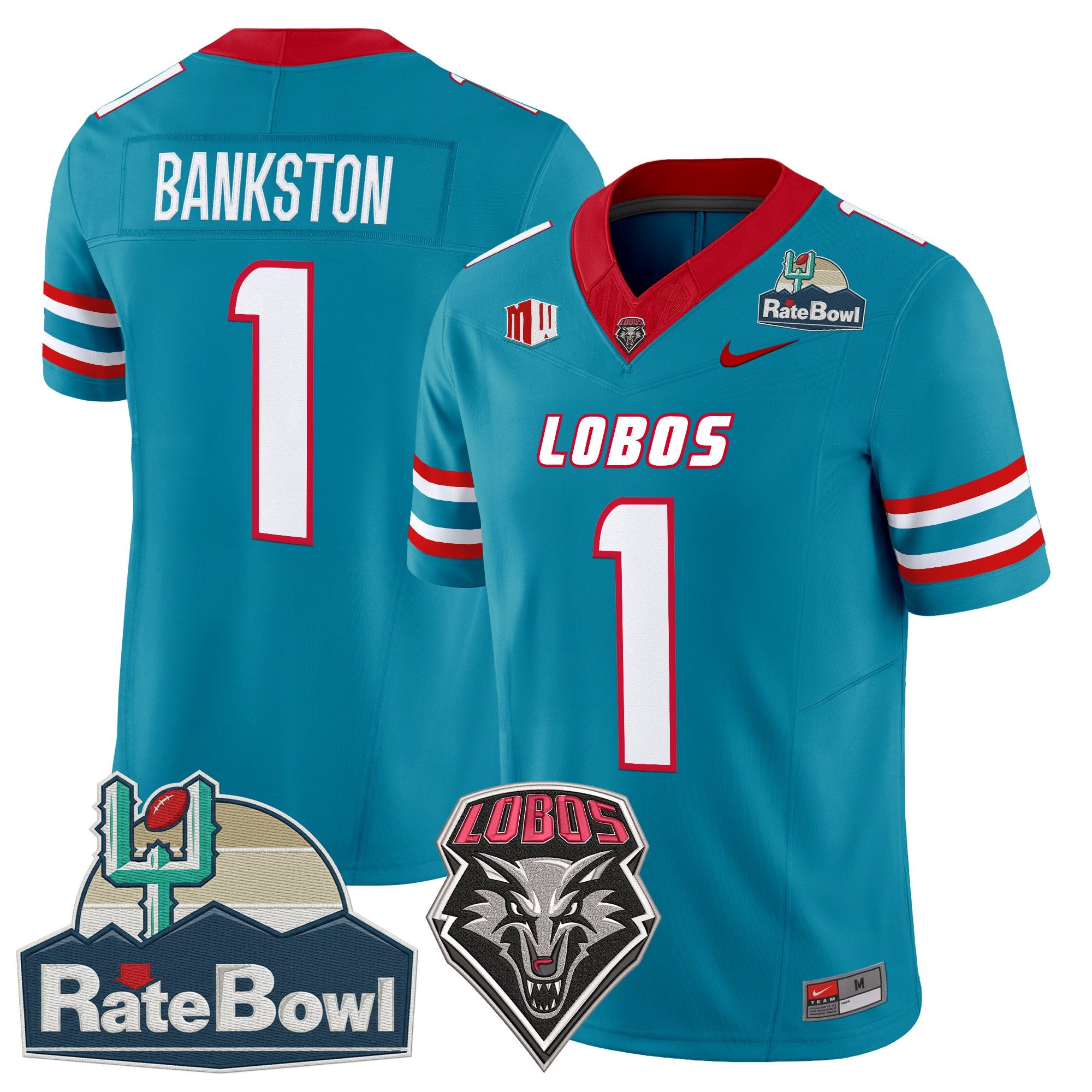 Men's New Mexico Lobos 2025 Rate Bowl Vapor Limited Jersey - All Stitched