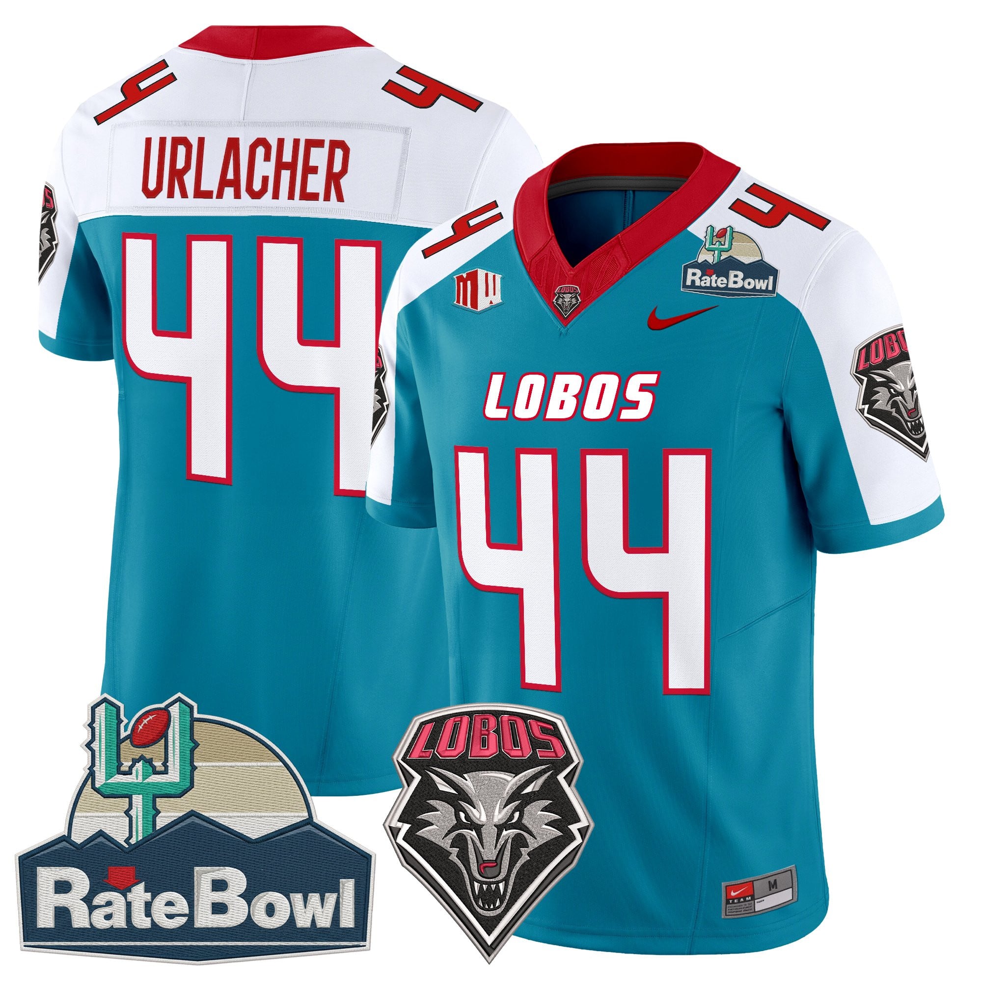 Men's New Mexico Lobos 2025 Rate Bowl Vapor Limited Jersey - All Stitched