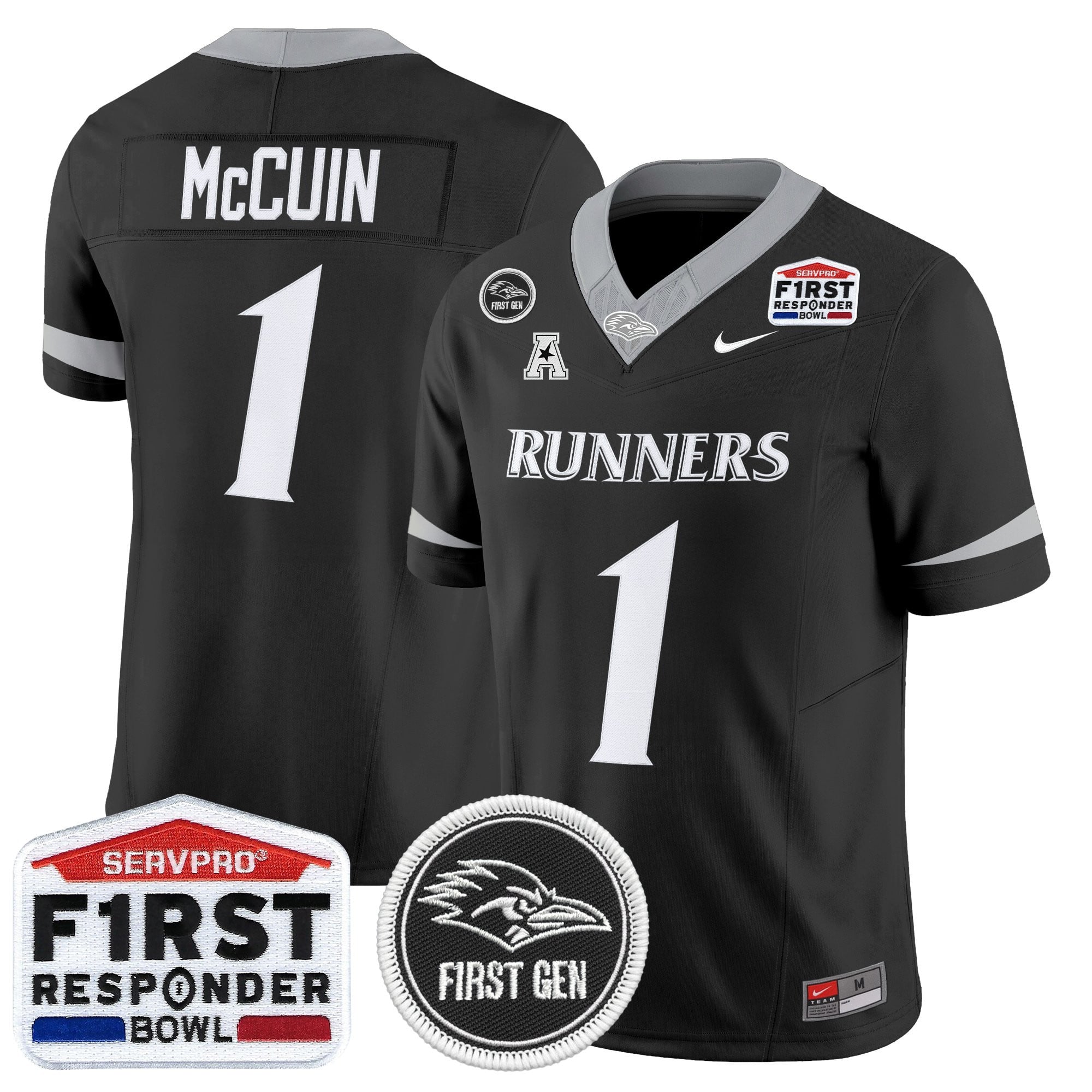 Men's UTSA Roadrunners 2025 First Responder Bowl Vapor Limited Jersey - All Stitched