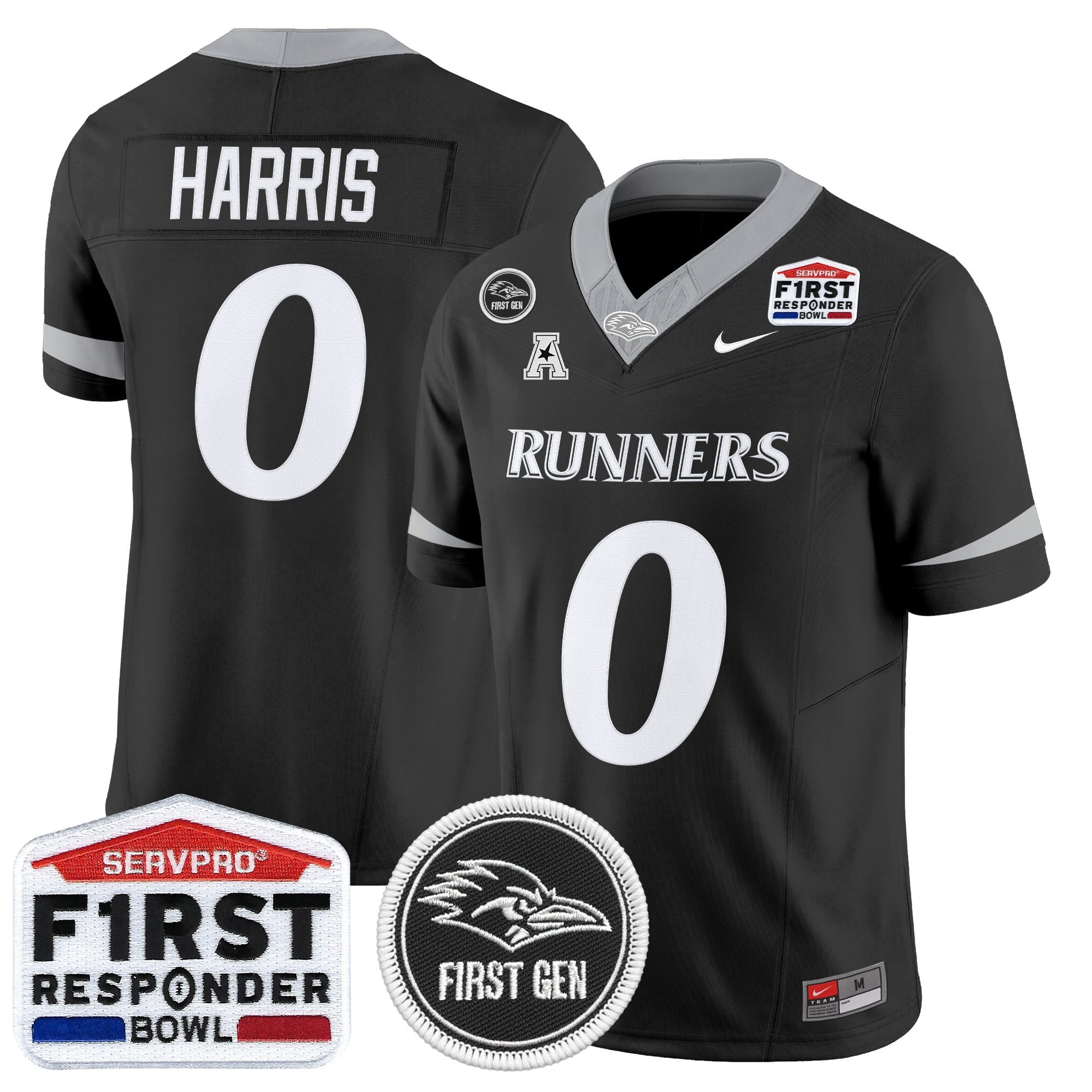 Men's UTSA Roadrunners 2025 First Responder Bowl Vapor Limited Jersey - All Stitched