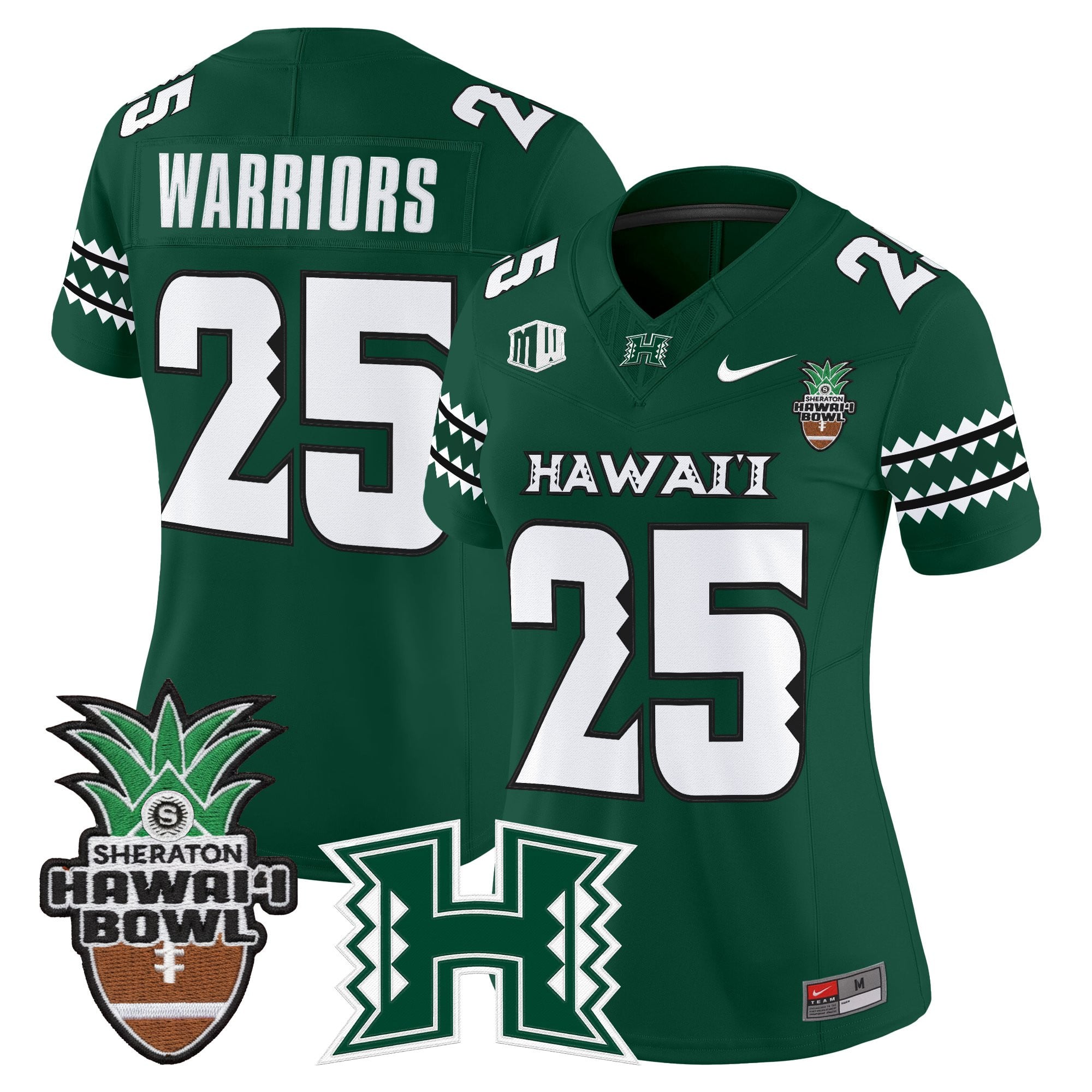 Women's Hawai'i Rainbow Warriors 2025 Hawai'i Bowl Vapor Limited Jersey - All Stitched