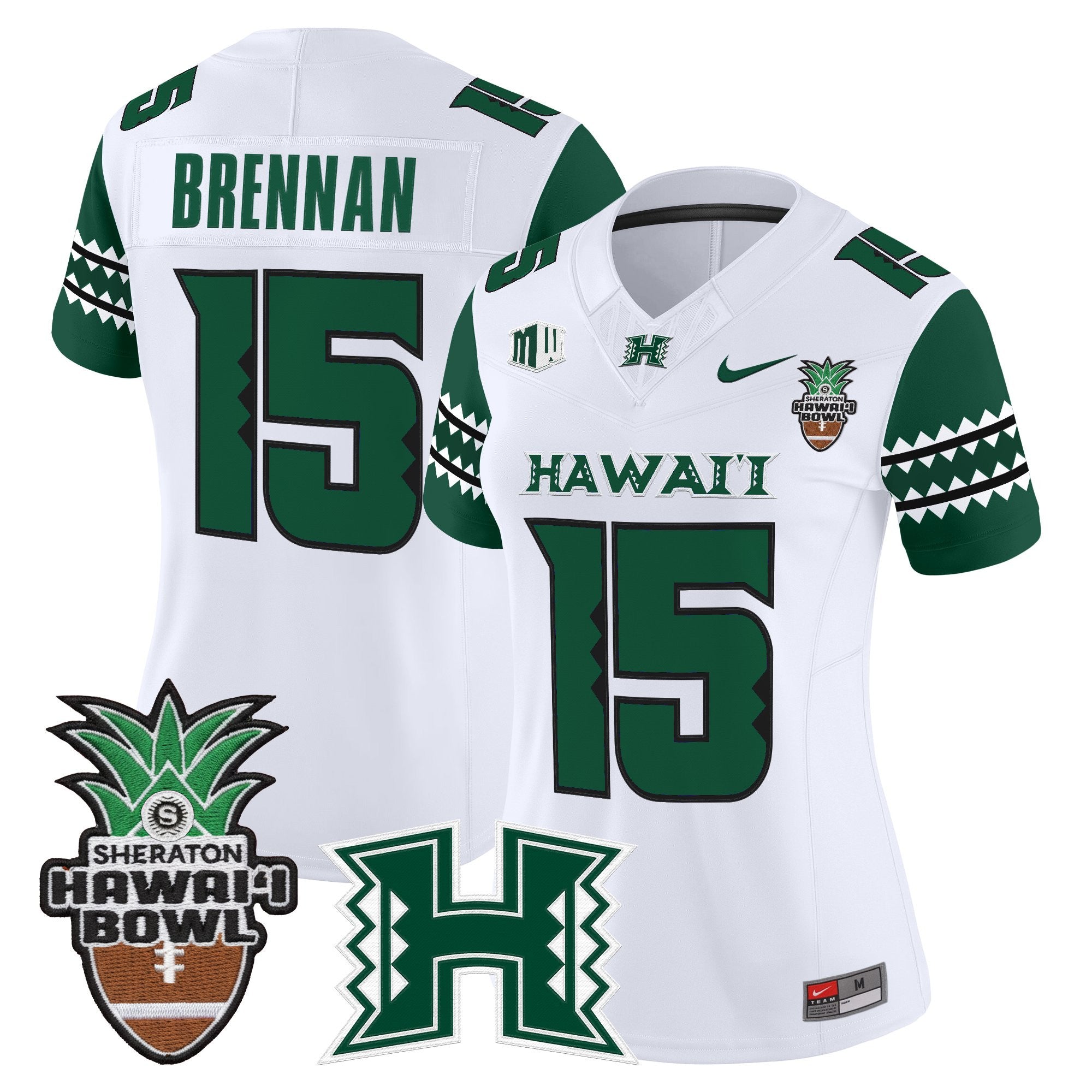 Women's Hawai'i Rainbow Warriors 2025 Hawai'i Bowl Vapor Limited Jersey - All Stitched