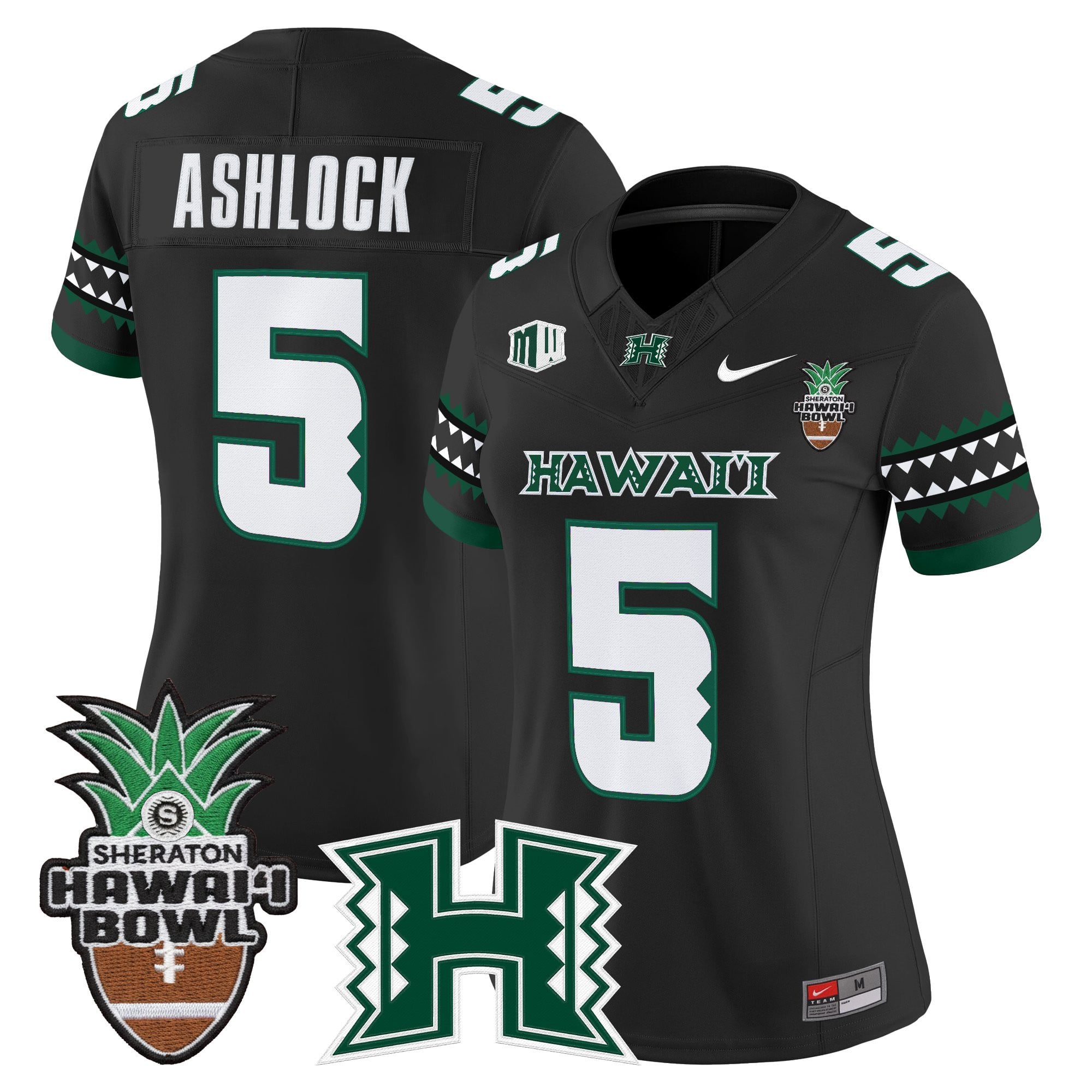 Women's Hawai'i Rainbow Warriors 2025 Hawai'i Bowl Vapor Limited Jersey - All Stitched