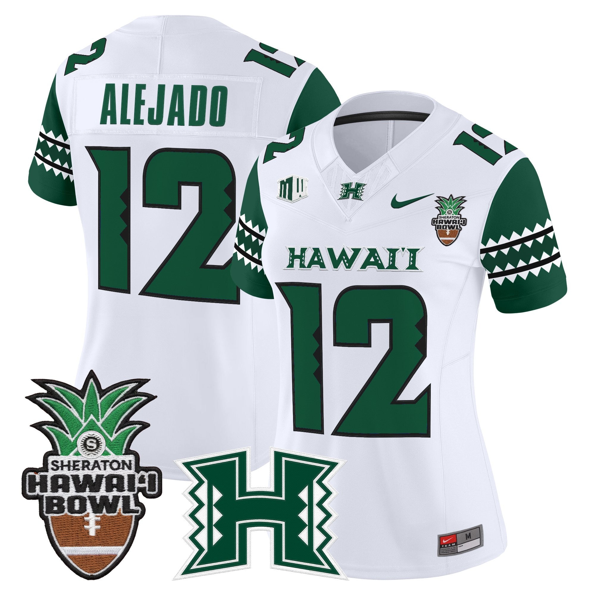 Women's Hawai'i Rainbow Warriors 2025 Hawai'i Bowl Vapor Limited Jersey - All Stitched