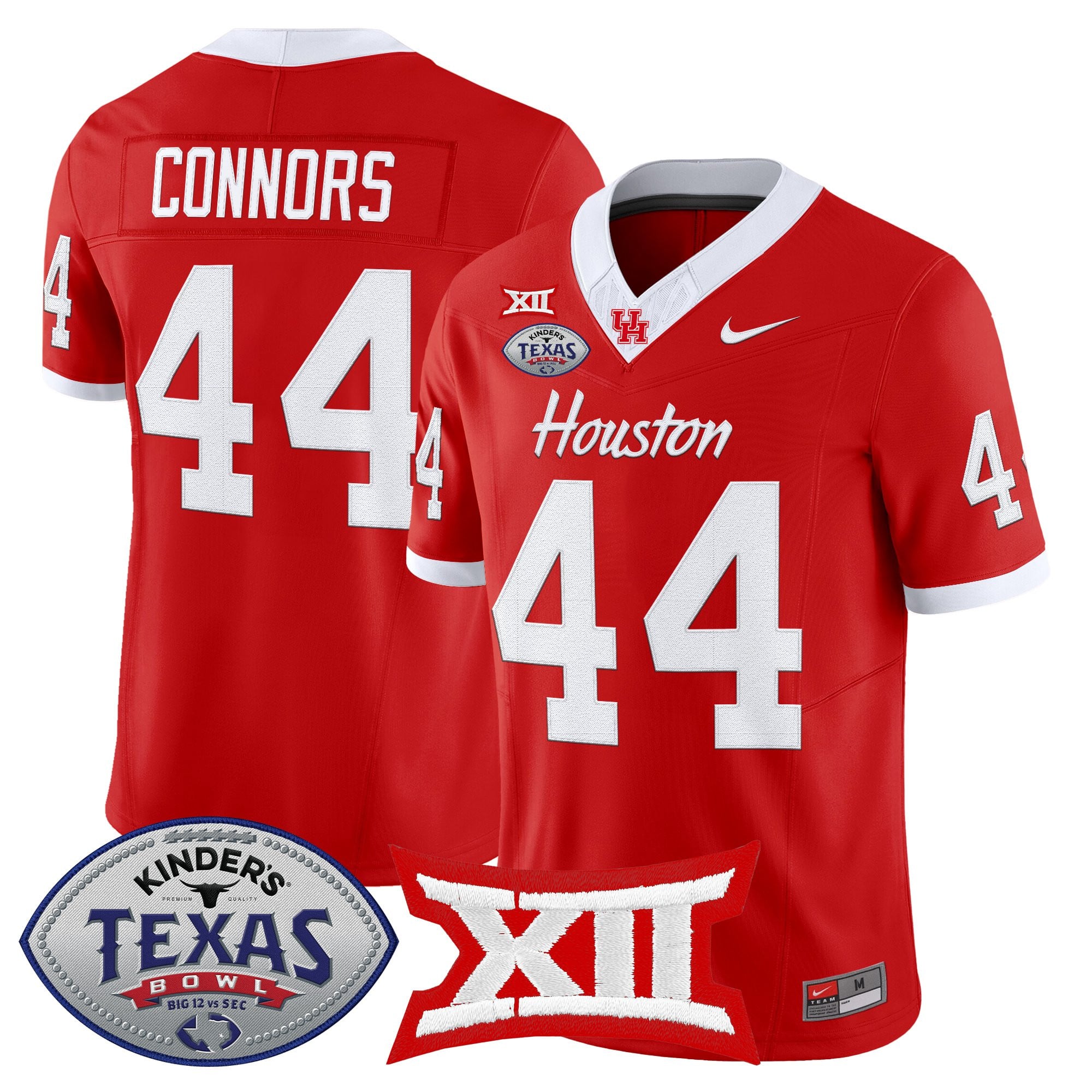 Men's Houston Cougars 2025 Texas Bowl Vapor Limited Jersey - All Stitched