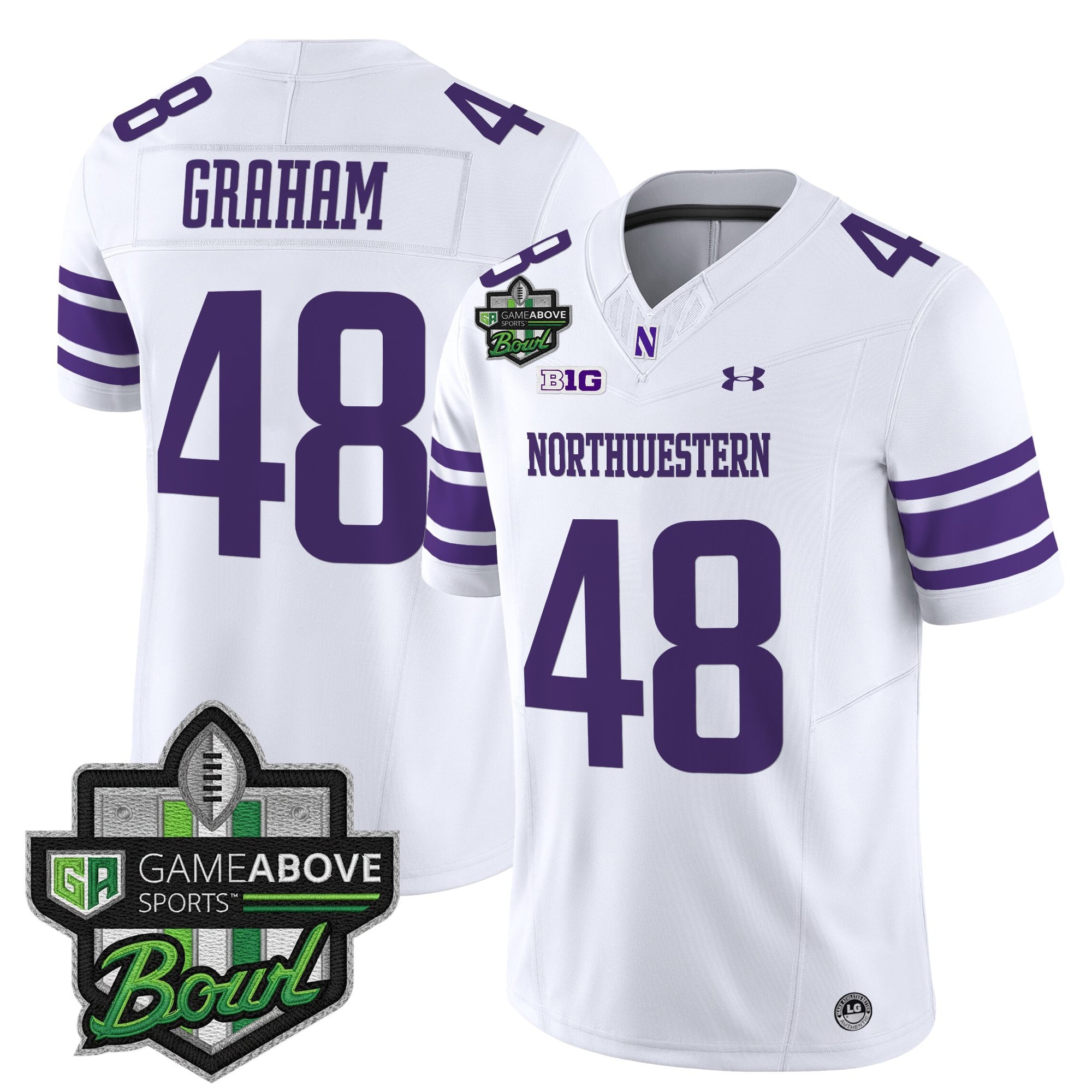Men's Northwestern Wildcats 2025 GameAbove Sports Bowl Vapor Limited Jersey - All Stitched