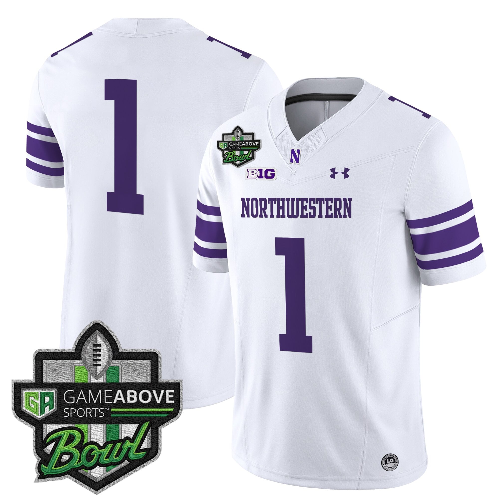 Men's Northwestern Wildcats 2025 GameAbove Sports Bowl Vapor Limited Jersey - All Stitched