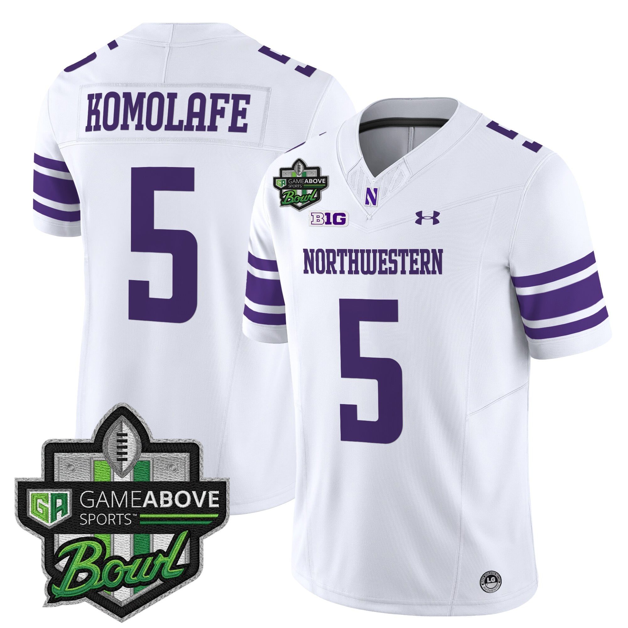 Men's Northwestern Wildcats 2025 GameAbove Sports Bowl Vapor Limited Jersey - All Stitched