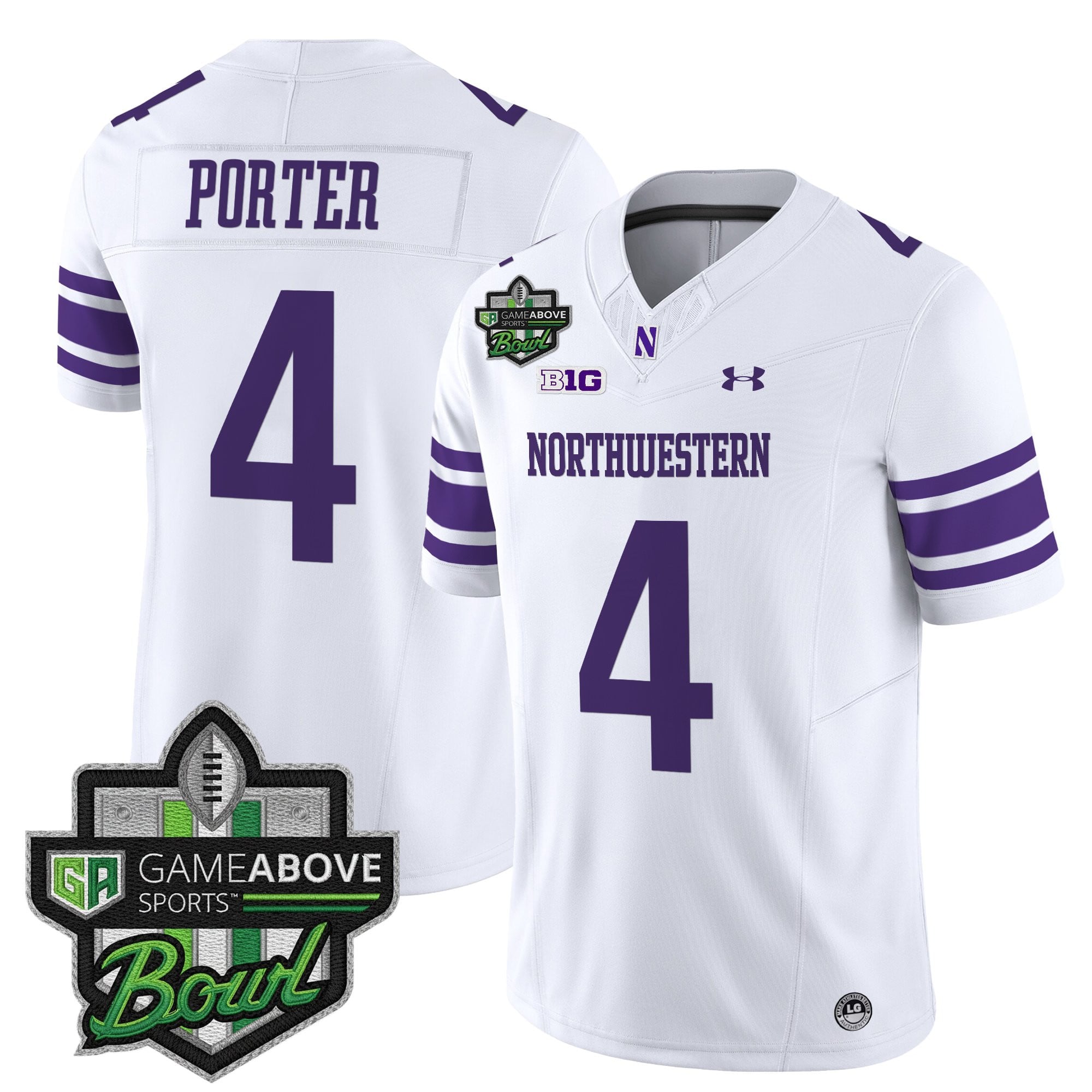 Men's Northwestern Wildcats 2025 GameAbove Sports Bowl Vapor Limited Jersey - All Stitched