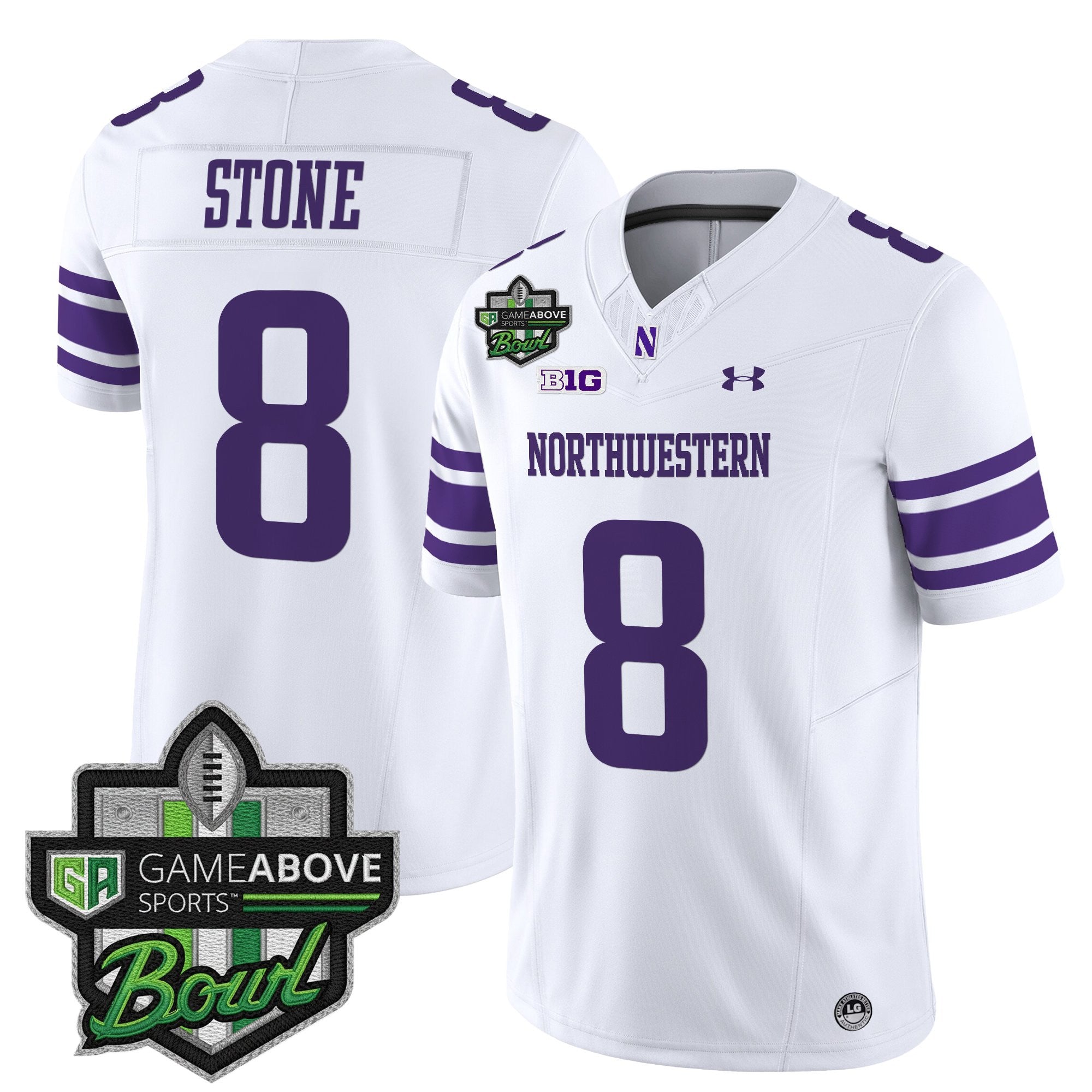 Men's Northwestern Wildcats 2025 GameAbove Sports Bowl Vapor Limited Jersey - All Stitched