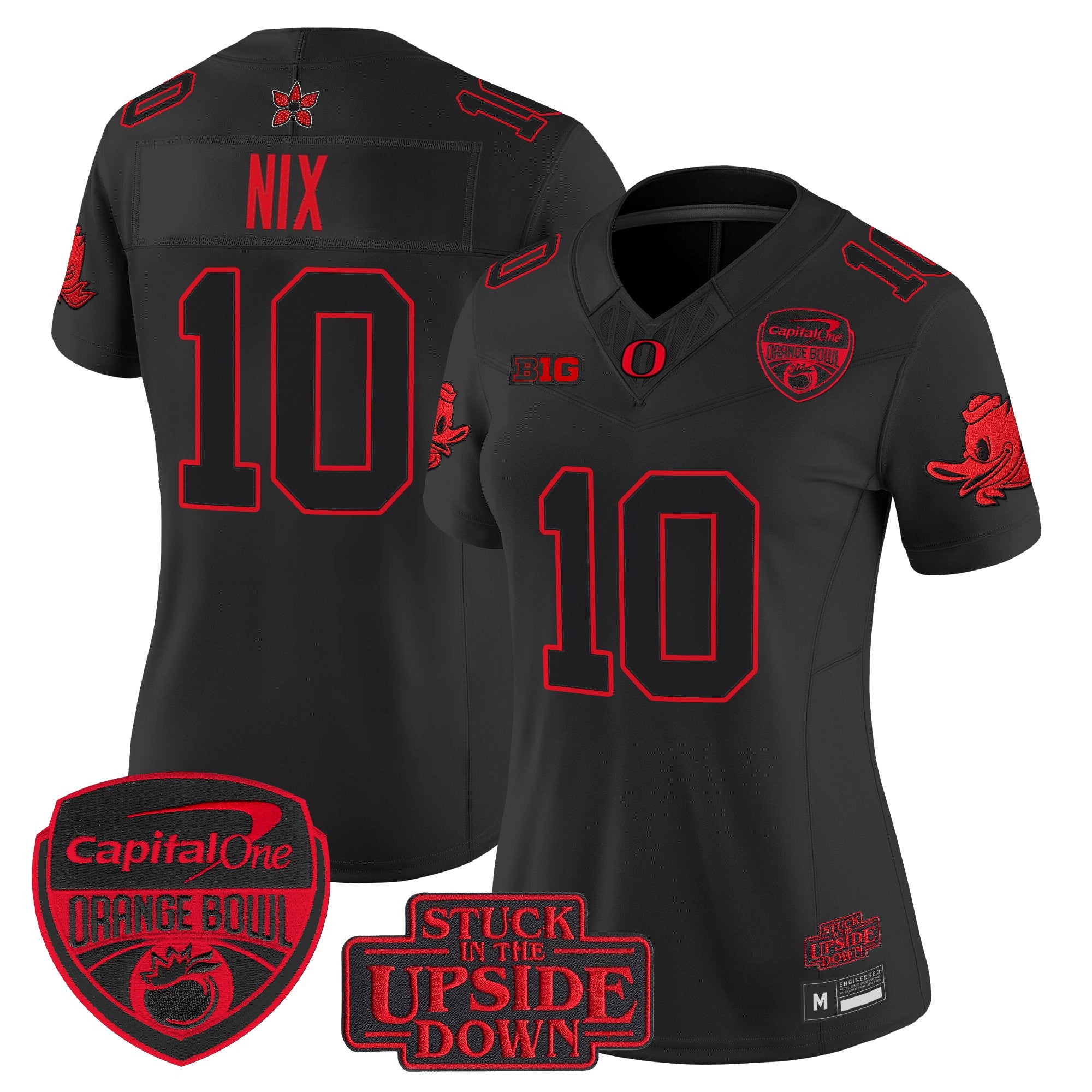 Oregon Ducks 'Stranger Things Edition' Vapor Limited Jersey - 2025/26 Orange Bowl Patch - All Stitched