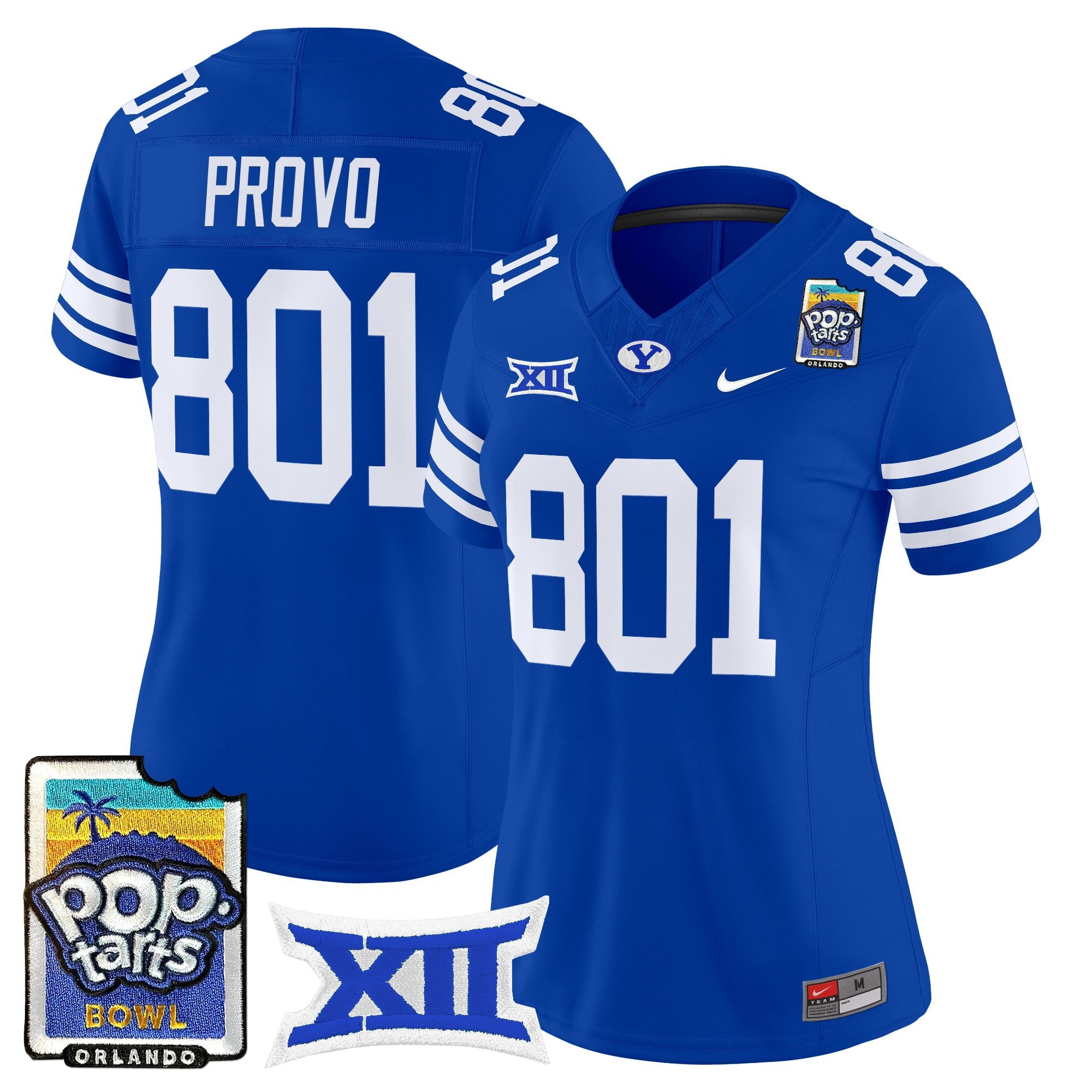 Women's BYU Cougars 2025 Pop-Tarts Bowl Vapor Limited Jersey - All Stitched