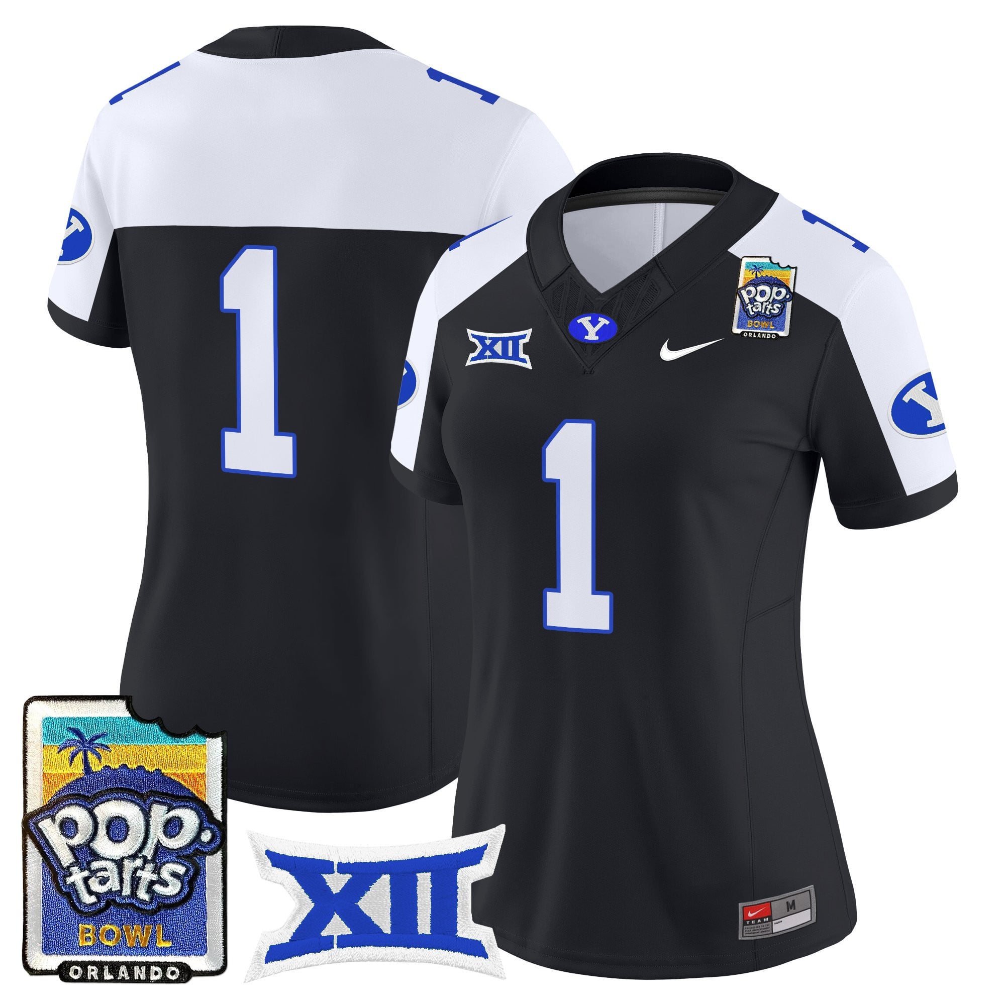 Women's BYU Cougars 2025 Pop-Tarts Bowl Vapor Limited Jersey - All Stitched
