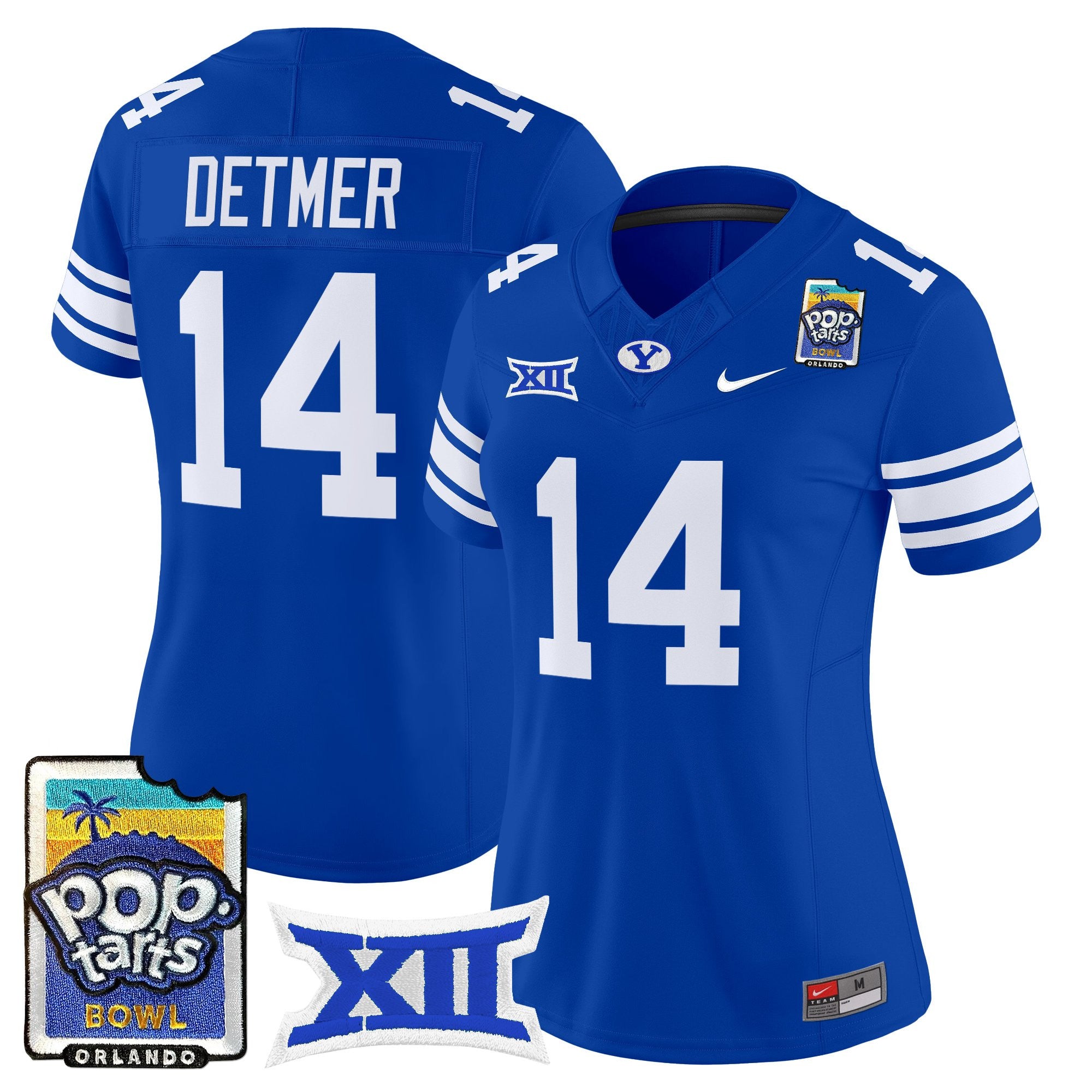 Women's BYU Cougars 2025 Pop-Tarts Bowl Vapor Limited Jersey - All Stitched