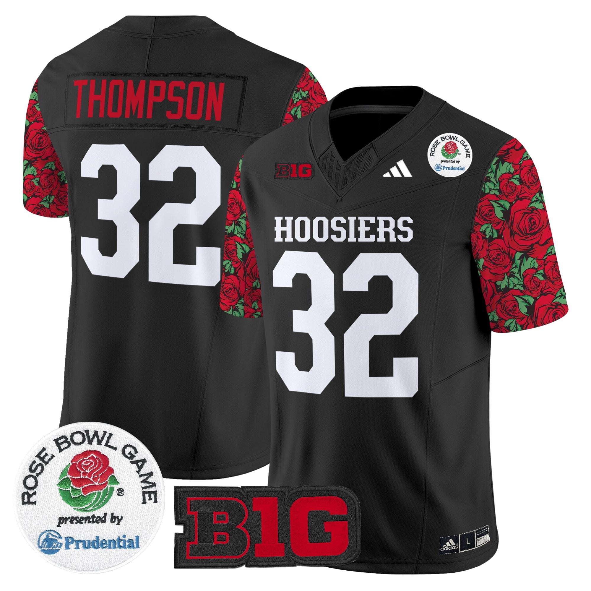 Men's Indiana Hoosiers 2025 Rose Bowl Pattern Vapor Limited Jersey - Stitched