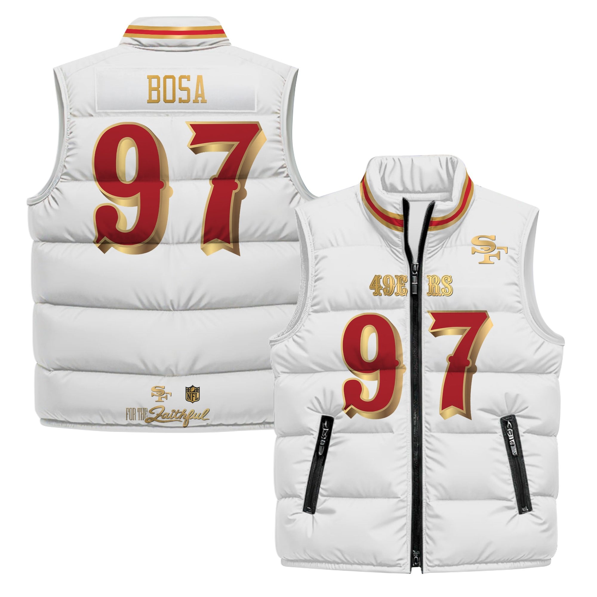 San Francisco 49ers “Rivalries” Puffer Vest