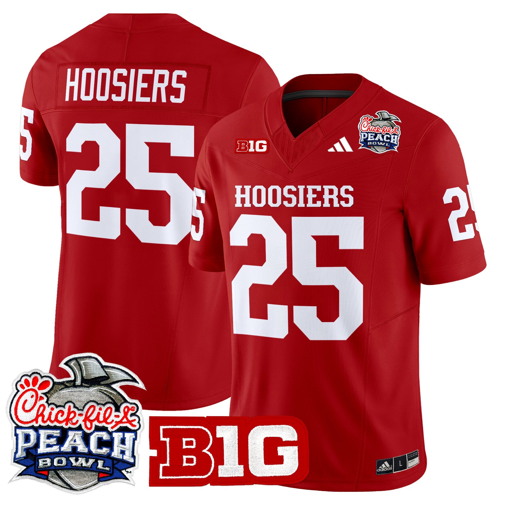 Men's Indiana Hoosiers 2026 Peach Bowl Vapor Limited Jersey - All Stitched