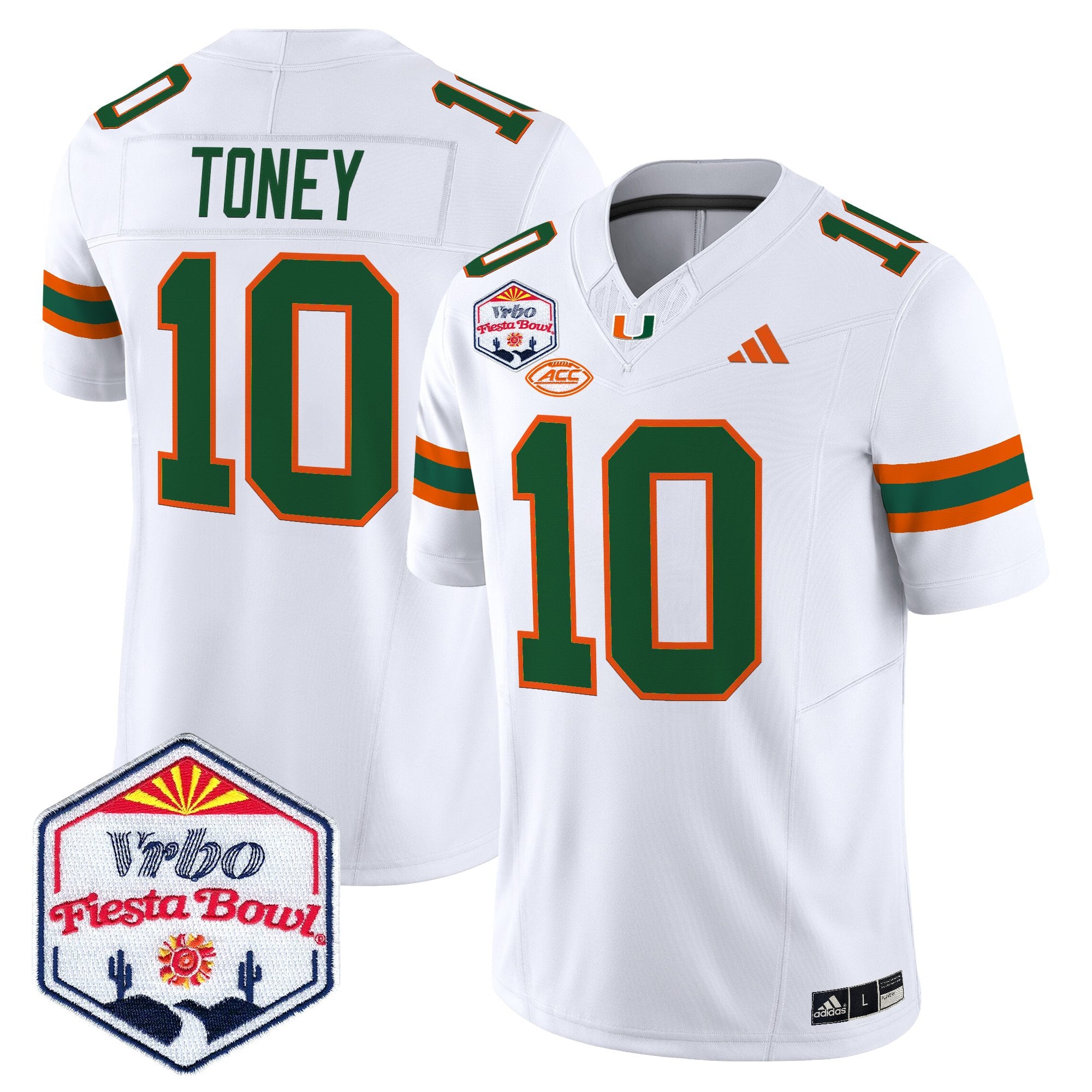 Men's Miami Hurricanes 2026 The Fiesta Bowl Vapor Limited Jersey - All Stitched