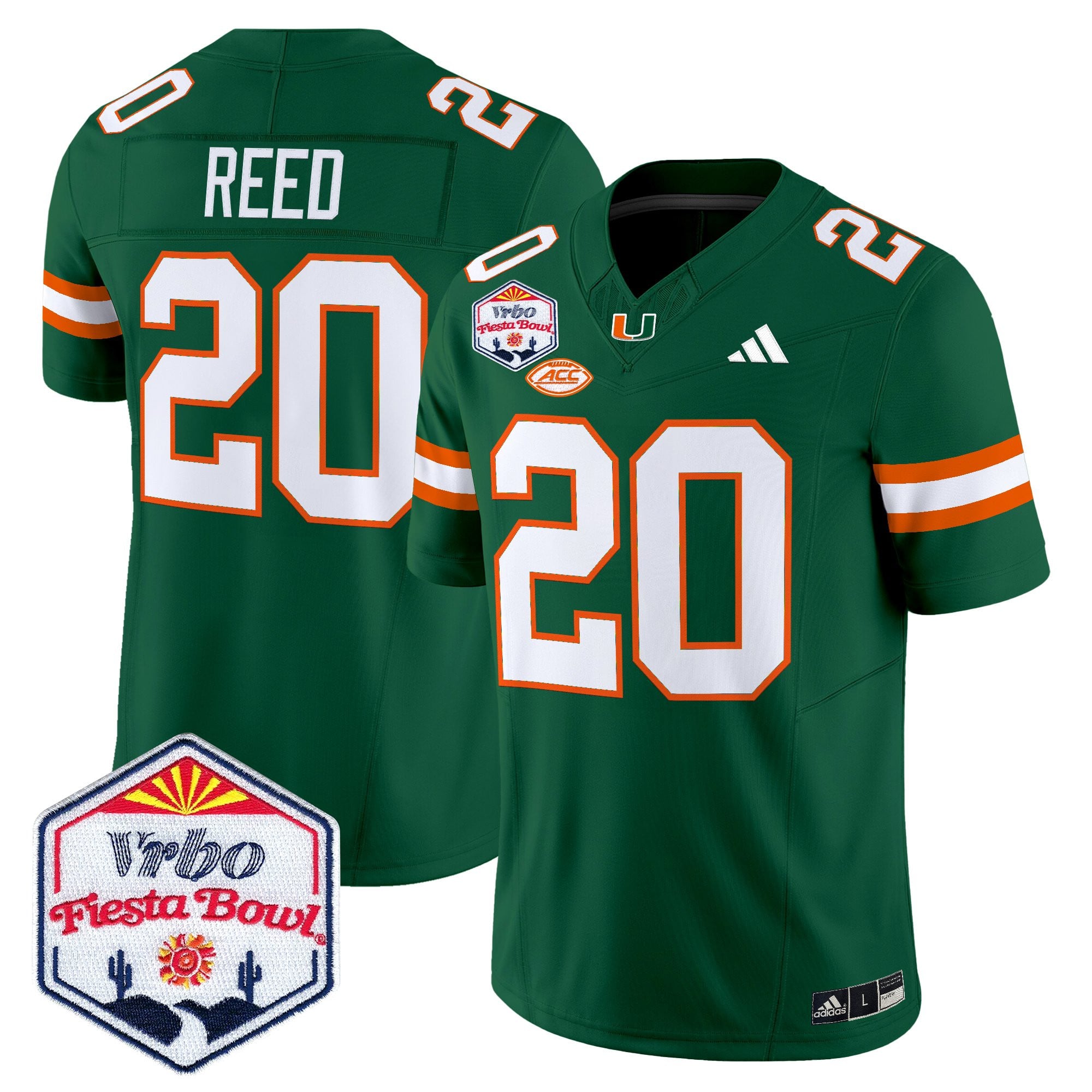 Men's Miami Hurricanes 2026 The Fiesta Bowl Vapor Limited Jersey - All Stitched