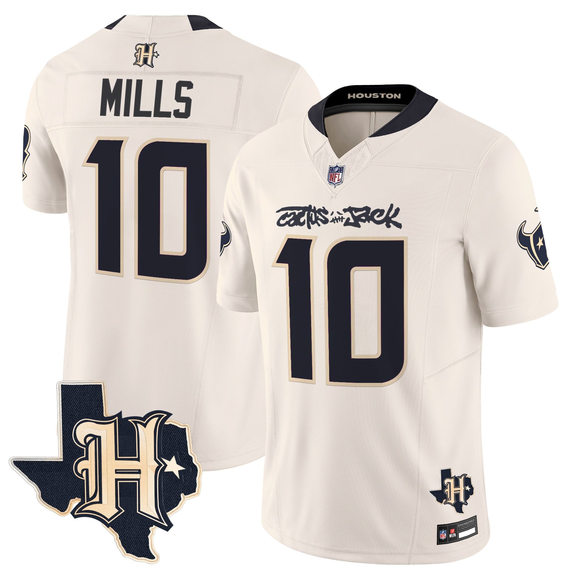 Men's Houston Texans x Cactus Jack Vapor Limited Jersey - All Stitched