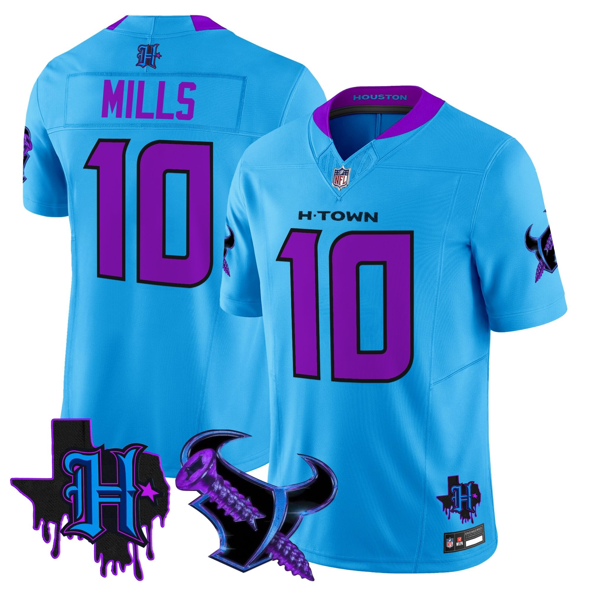 Men's Houston Texans DJ Screw Vapor Limited Jersey - All Stitched
