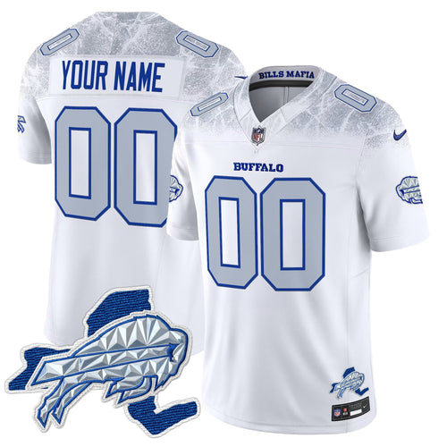 Buffalo Bills 2025 "Rivalries" Vapor Limited Custom Jersey - New York Patch - All Stitched