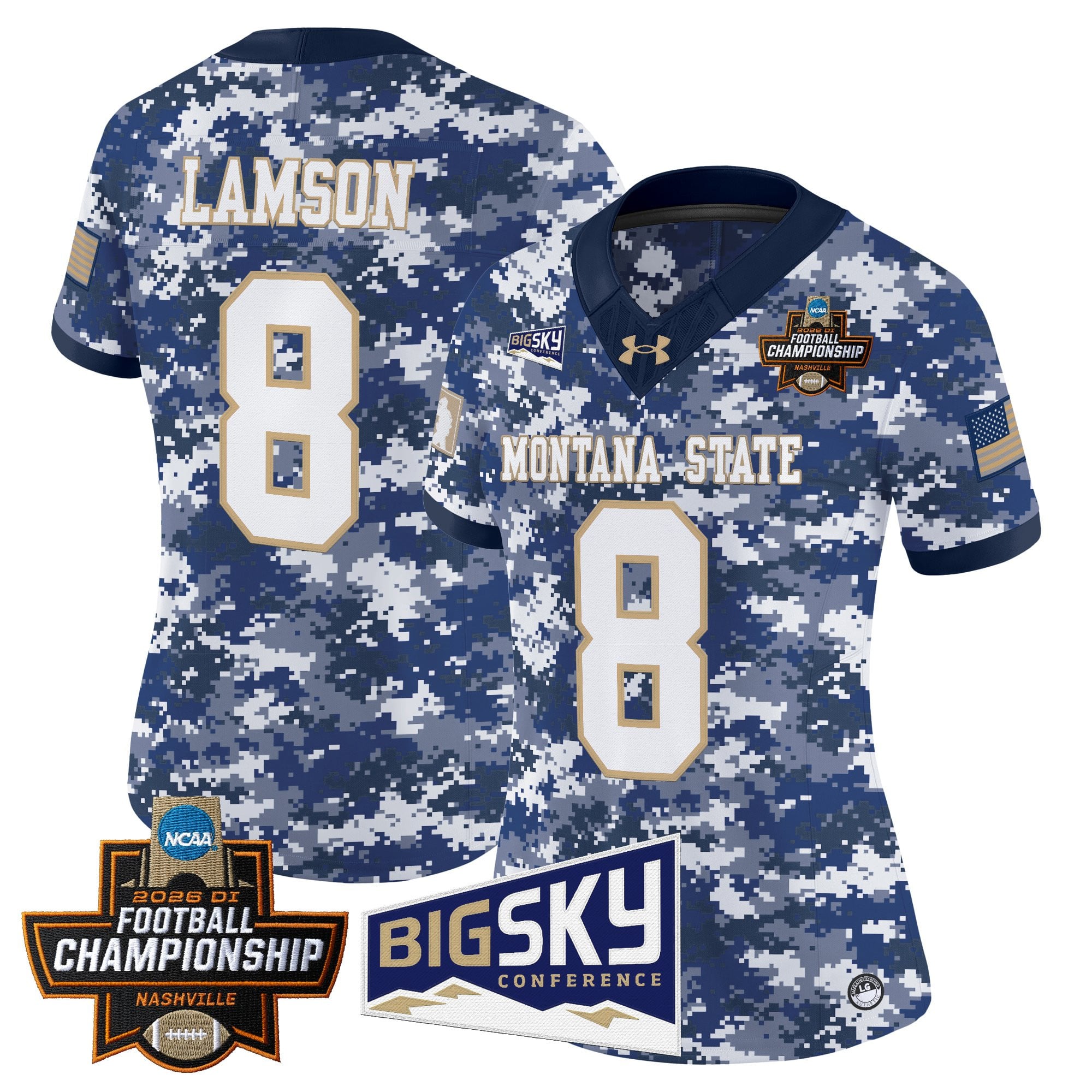 Women's Montana State Bobcats 2026 Football Championship Vapor Limited Jersey - All Stitched