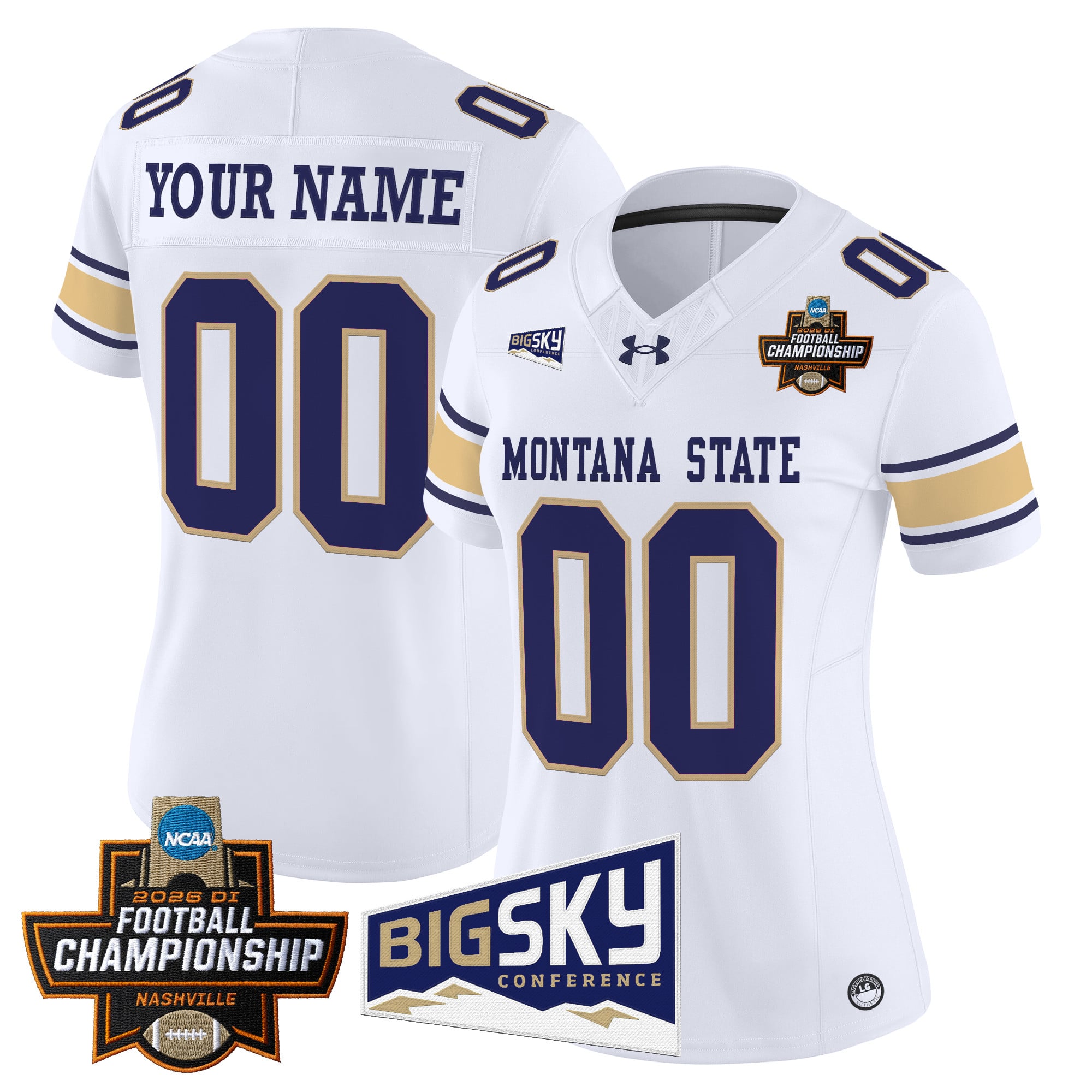 Montana State Bobcats 2026 Football Championship Vapor Limited Custom Jersey - All Stitched