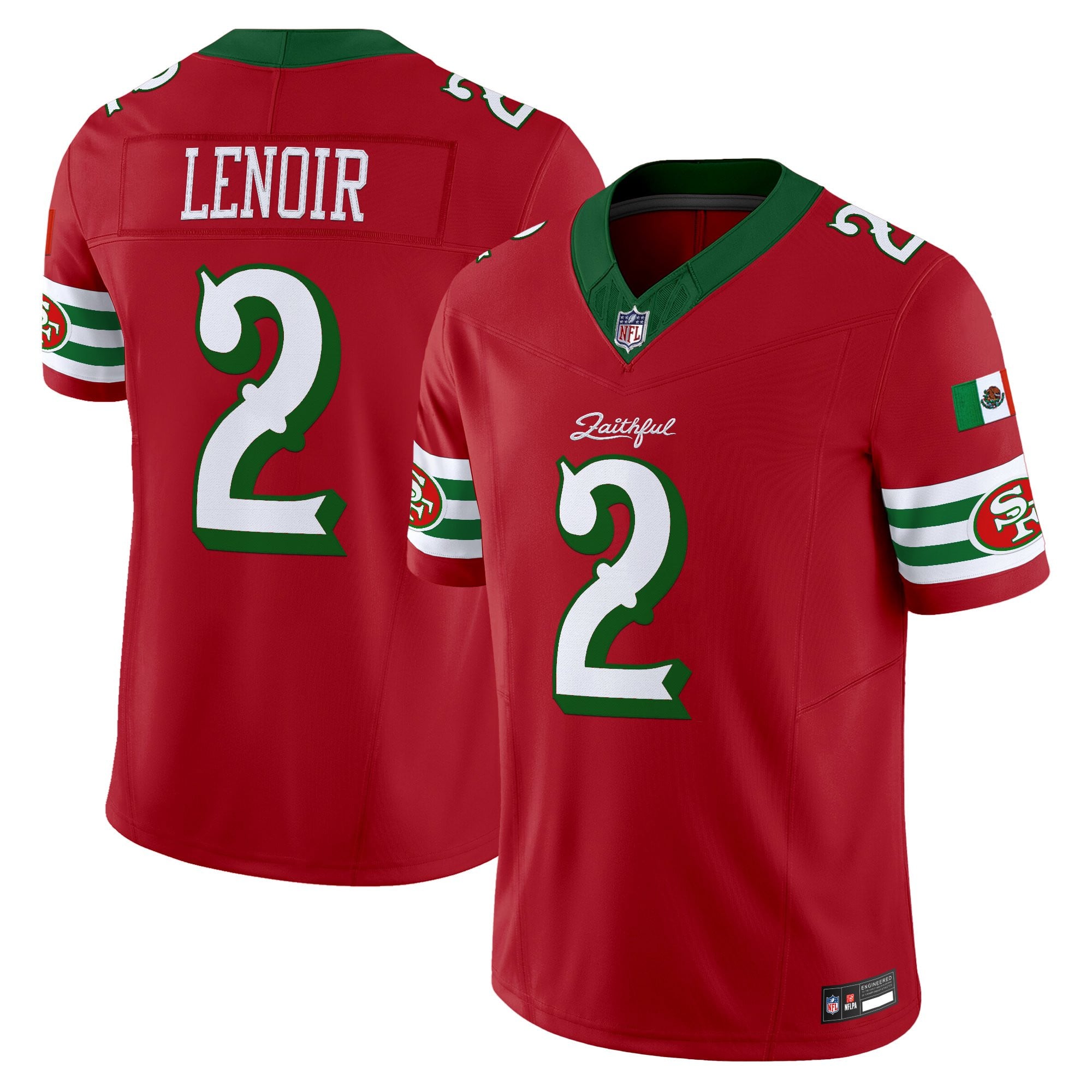 Men's San Francisco 49ers Mexico “Rivalries” Vapor Limited Jersey - All Stitched