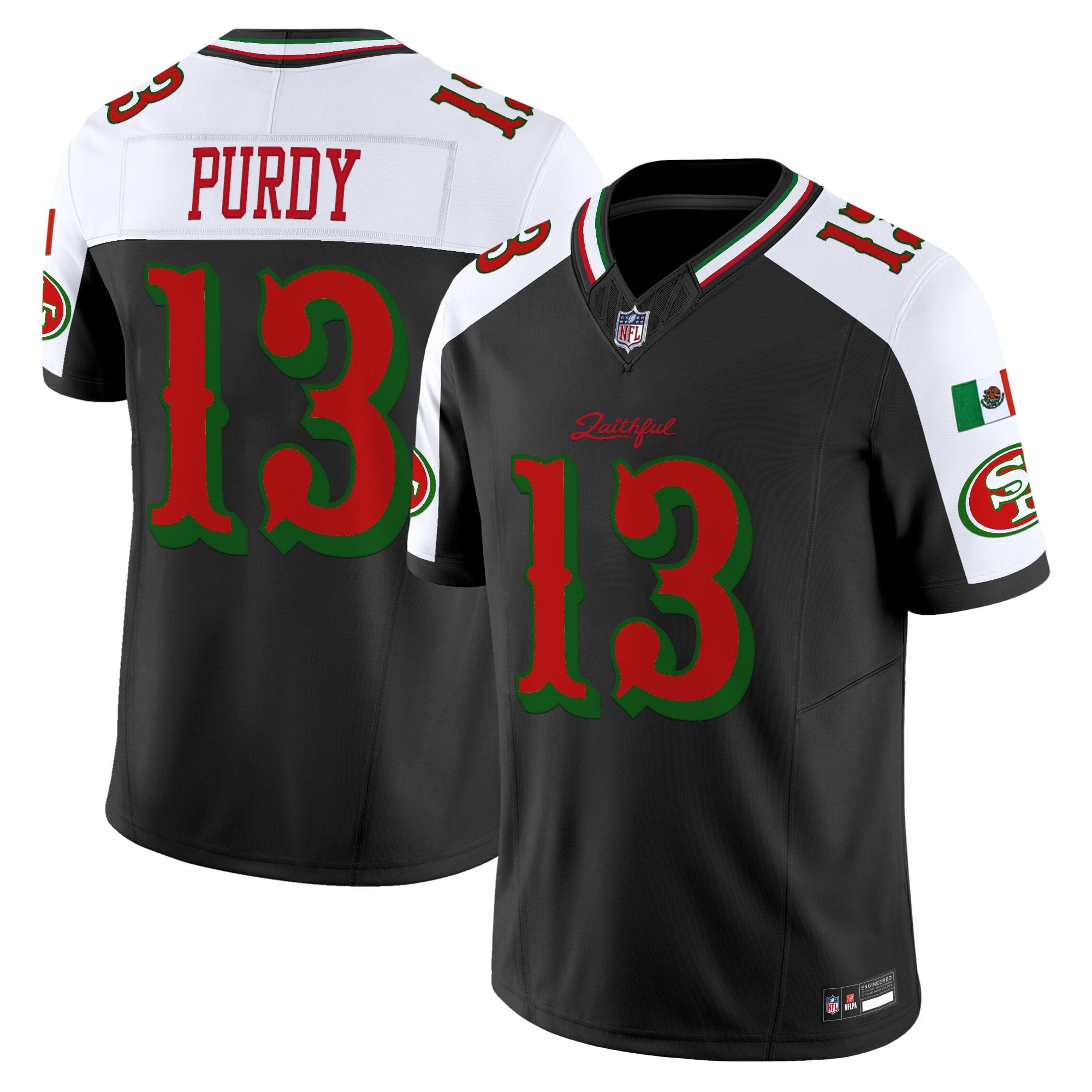 Men's San Francisco 49ers Mexico “Rivalries” Vapor Limited Jersey - All Stitched