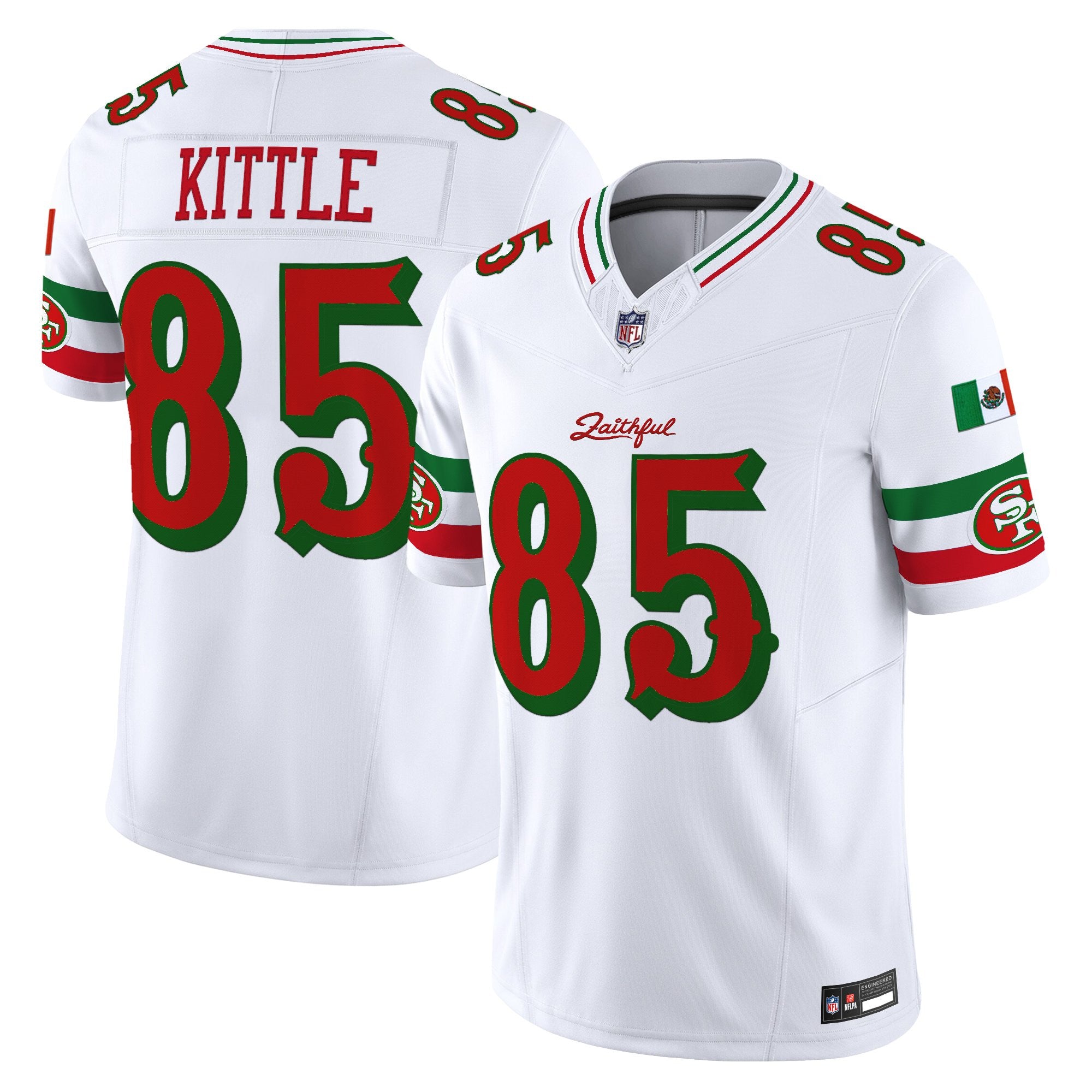 Men's San Francisco 49ers Mexico “Rivalries” Vapor Limited Jersey - All Stitched
