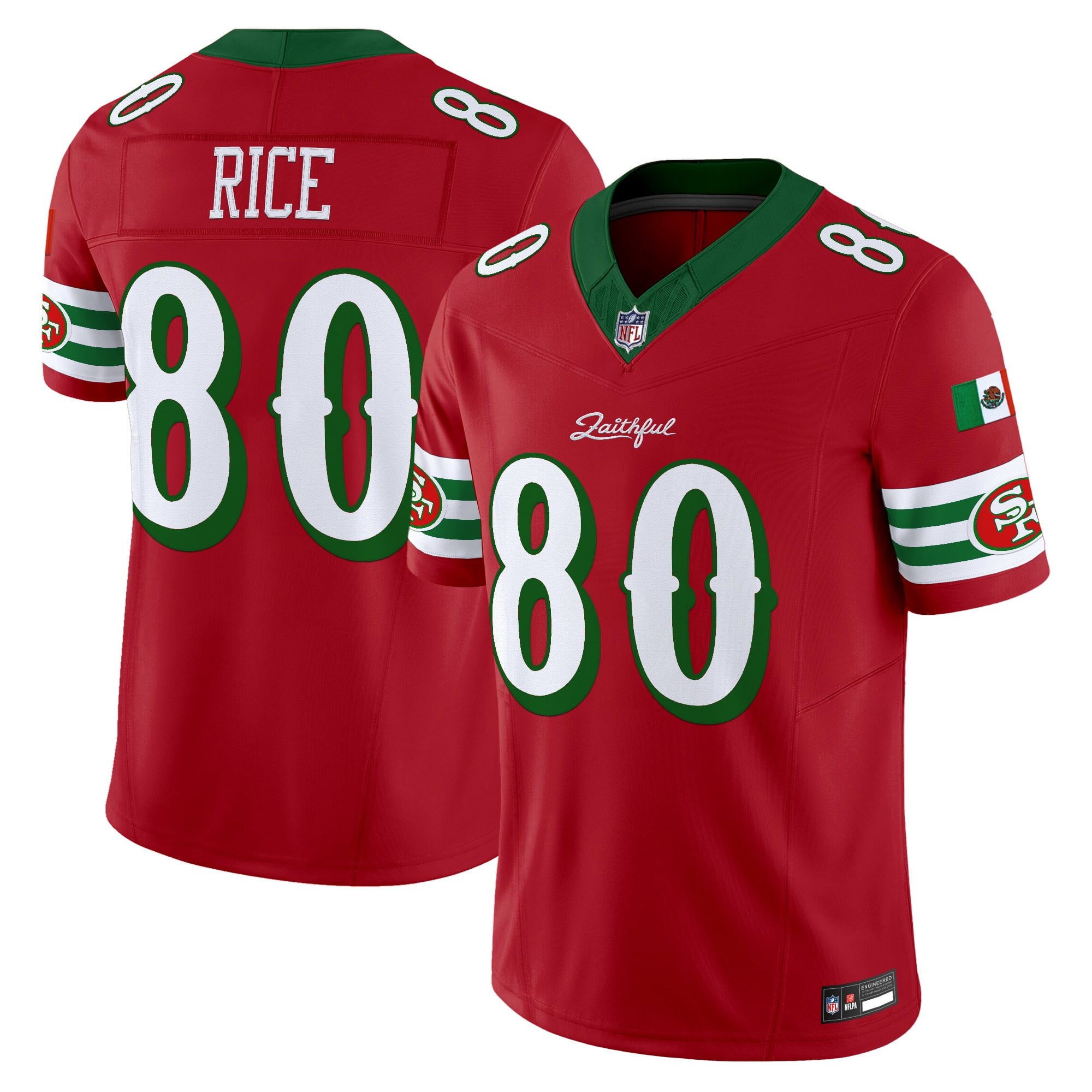 Men's San Francisco 49ers Mexico “Rivalries” Vapor Limited Jersey - All Stitched