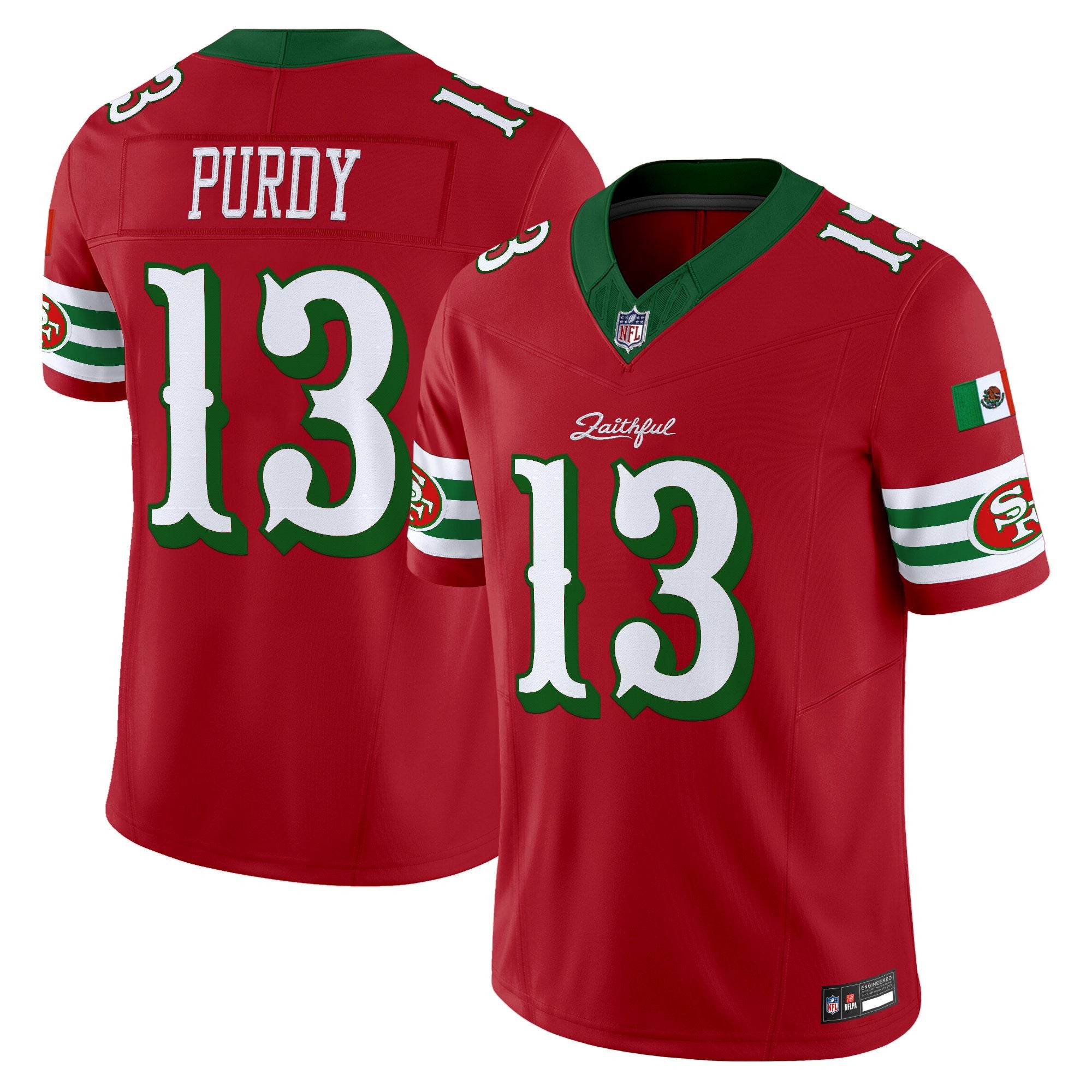 Men's San Francisco 49ers Mexico “Rivalries” Vapor Limited Jersey - All Stitched