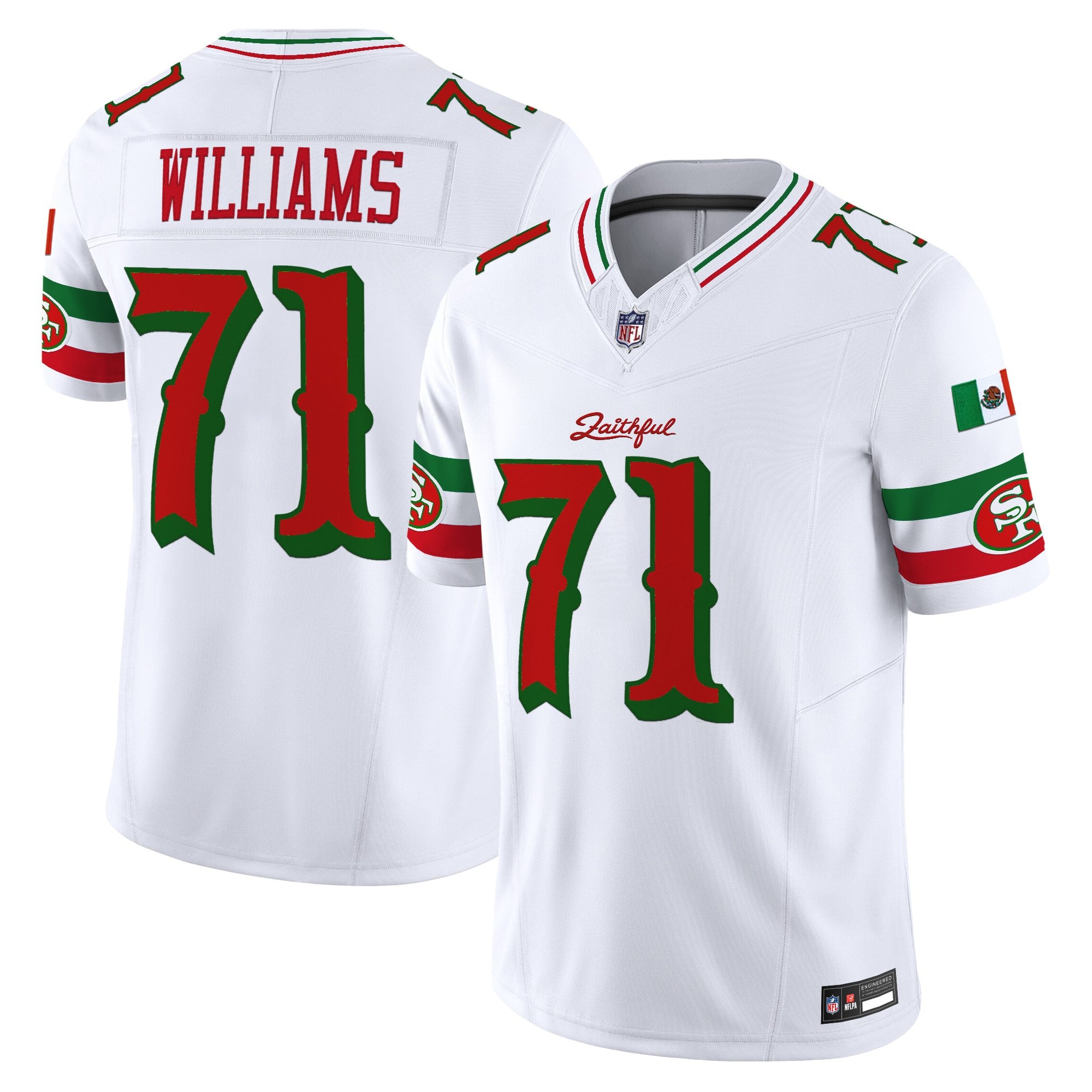 Men's San Francisco 49ers Mexico “Rivalries” Vapor Limited Jersey - All Stitched