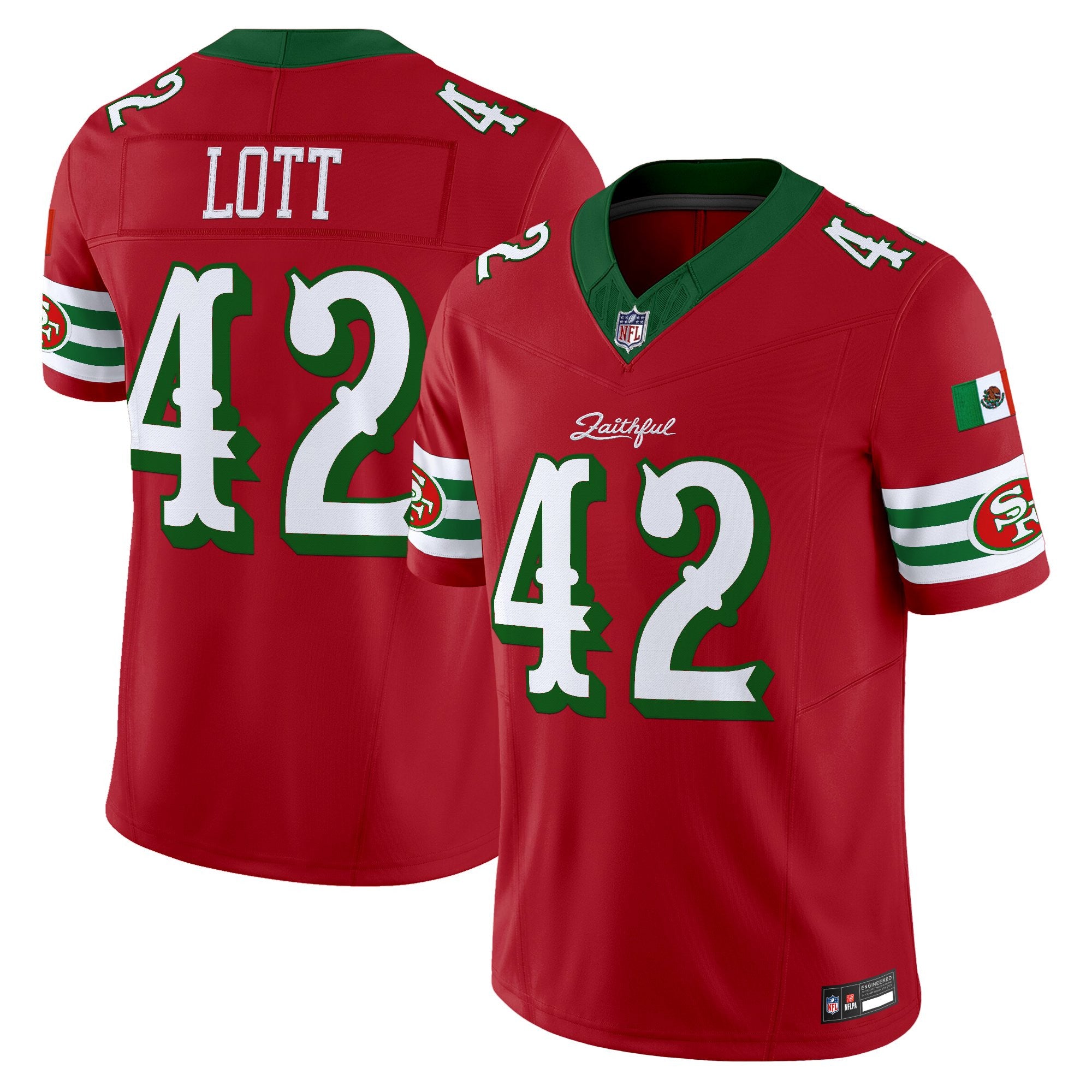 Men's San Francisco 49ers Mexico “Rivalries” Vapor Limited Jersey - All Stitched