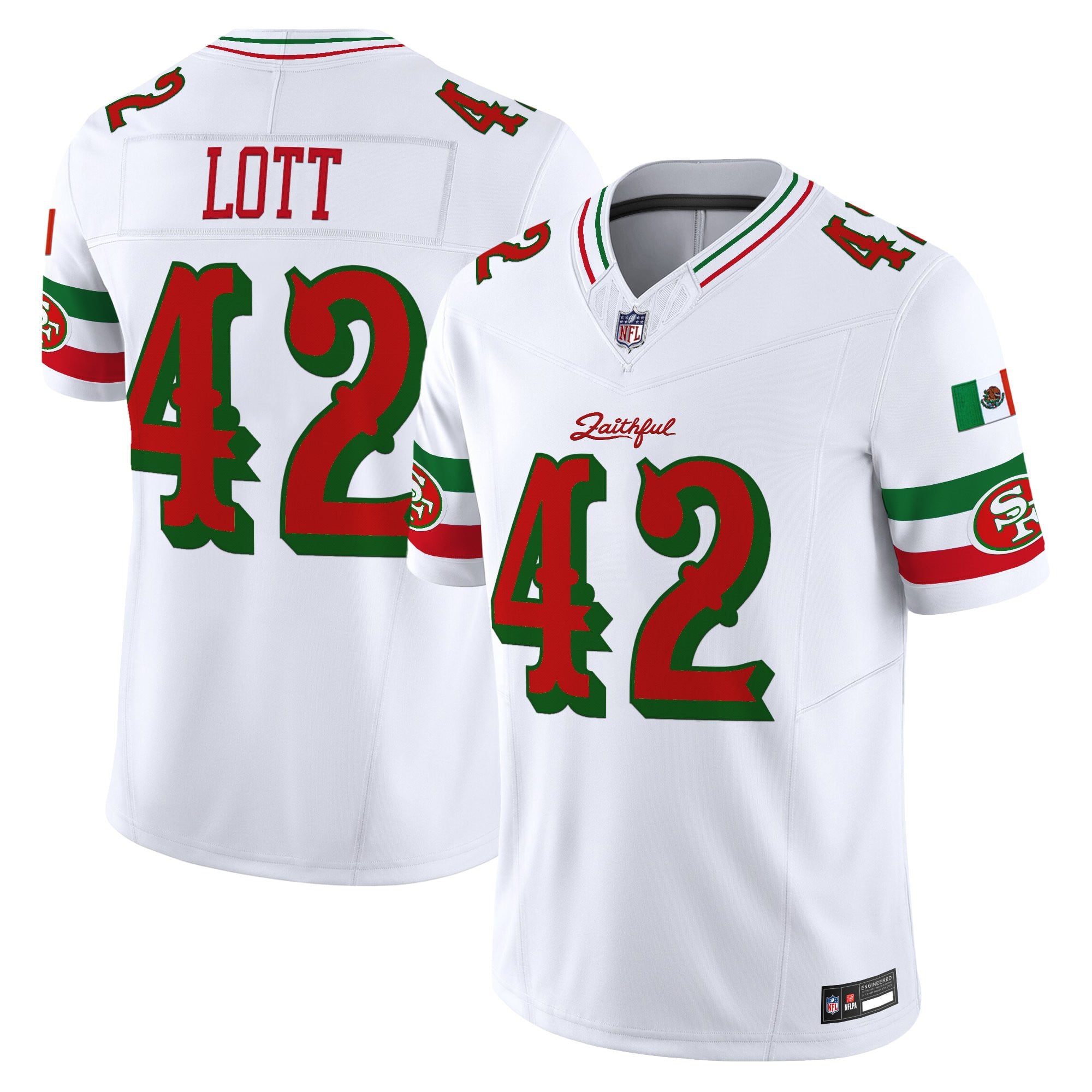 Men's San Francisco 49ers Mexico “Rivalries” Vapor Limited Jersey - All Stitched